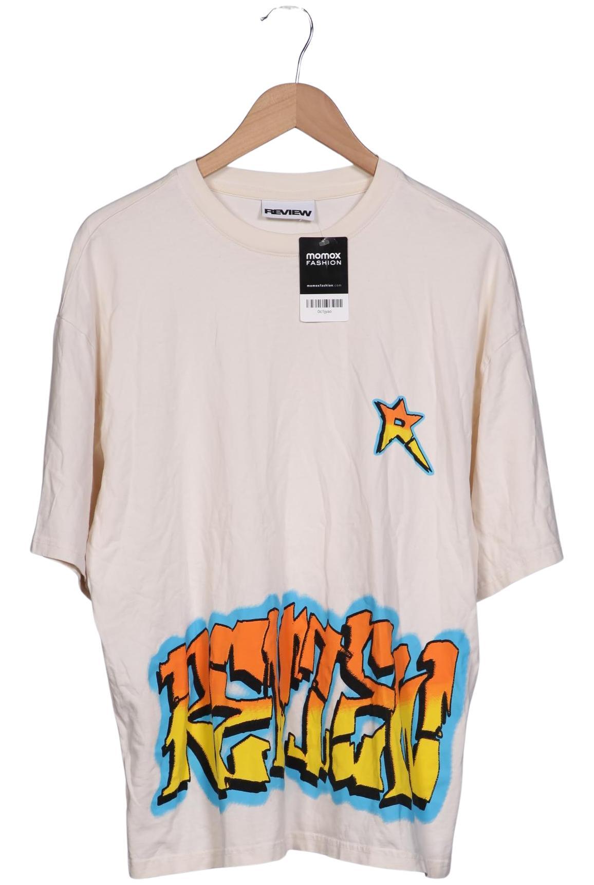 Thumbnail - Review Herren T-Shirt, cremeweiß, Gr. 48