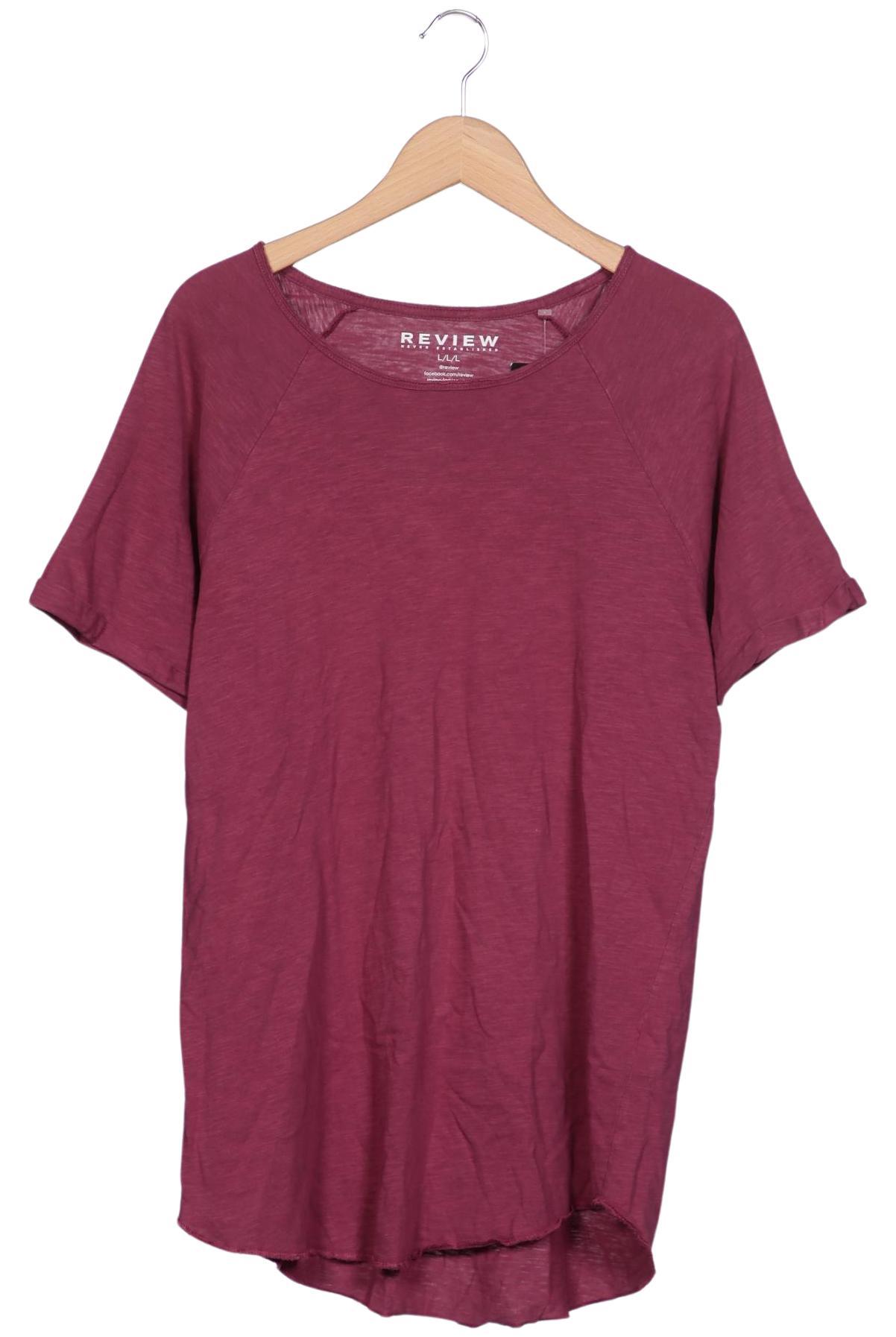 

Review Herren T-Shirt, bordeaux, Gr. 52