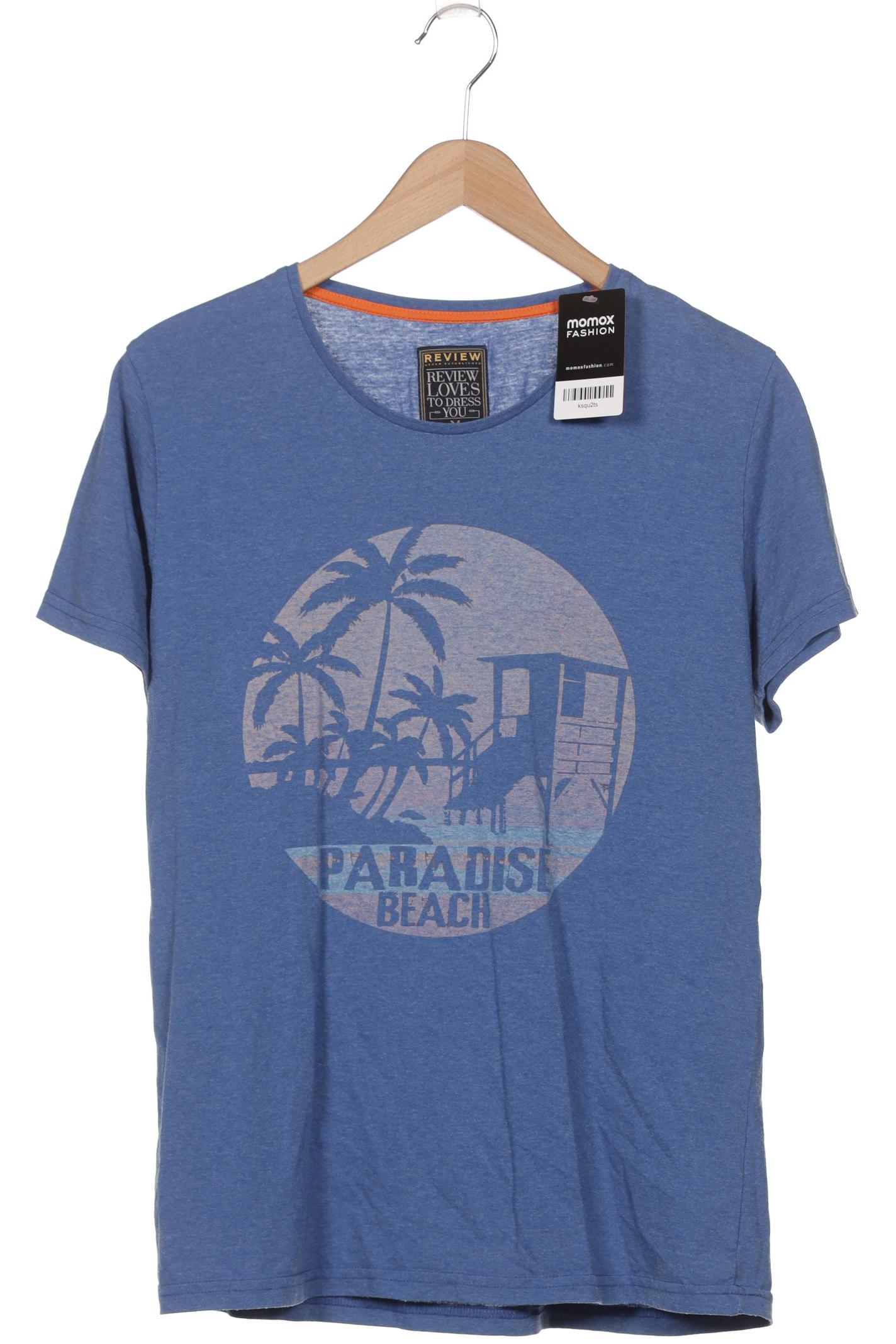 

Review Herren T-Shirt, blau, Gr. 48