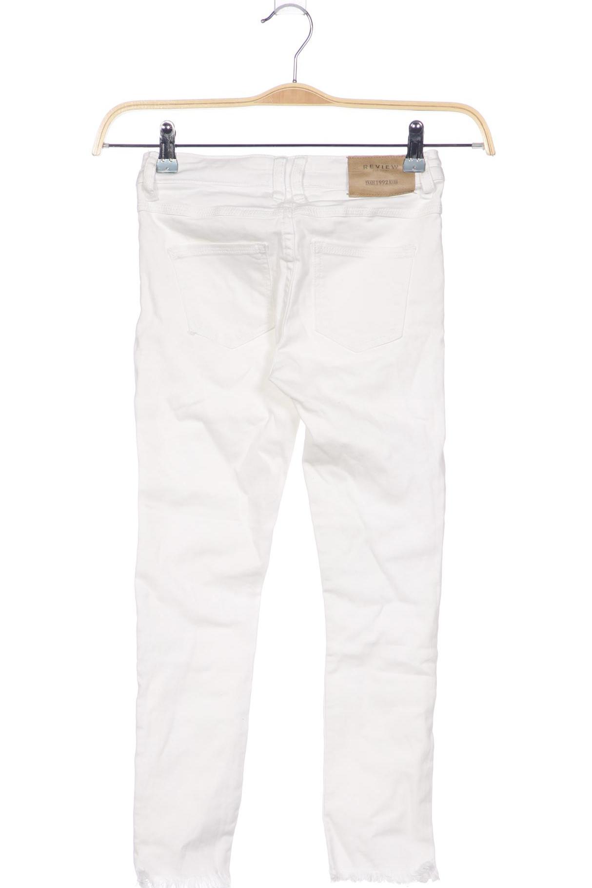 Thumbnail - Review Mädchen Jeans, weiß, Gr. 146