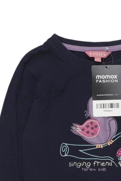 Thumbnail - Review Mädchen Langarmshirt, marineblau, Gr. 116