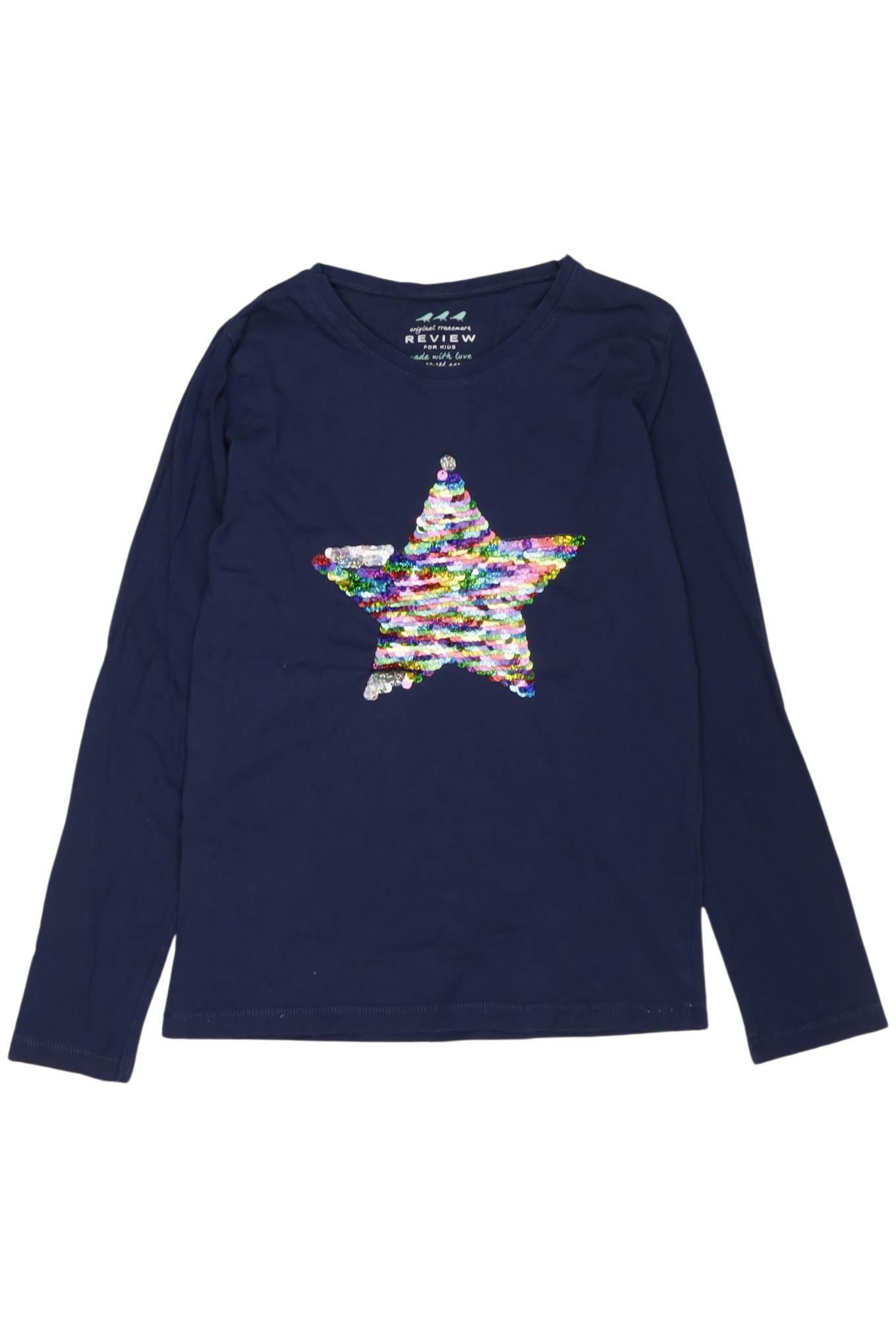 

Review Mädchen Langarmshirt, marineblau, Gr. 140