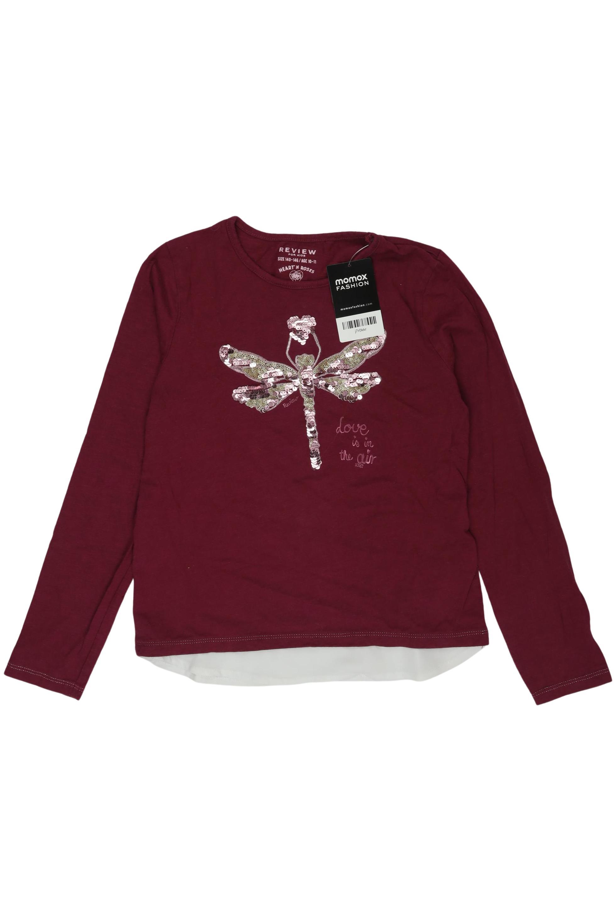 

Review Mädchen Langarmshirt, bordeaux, Gr. 140