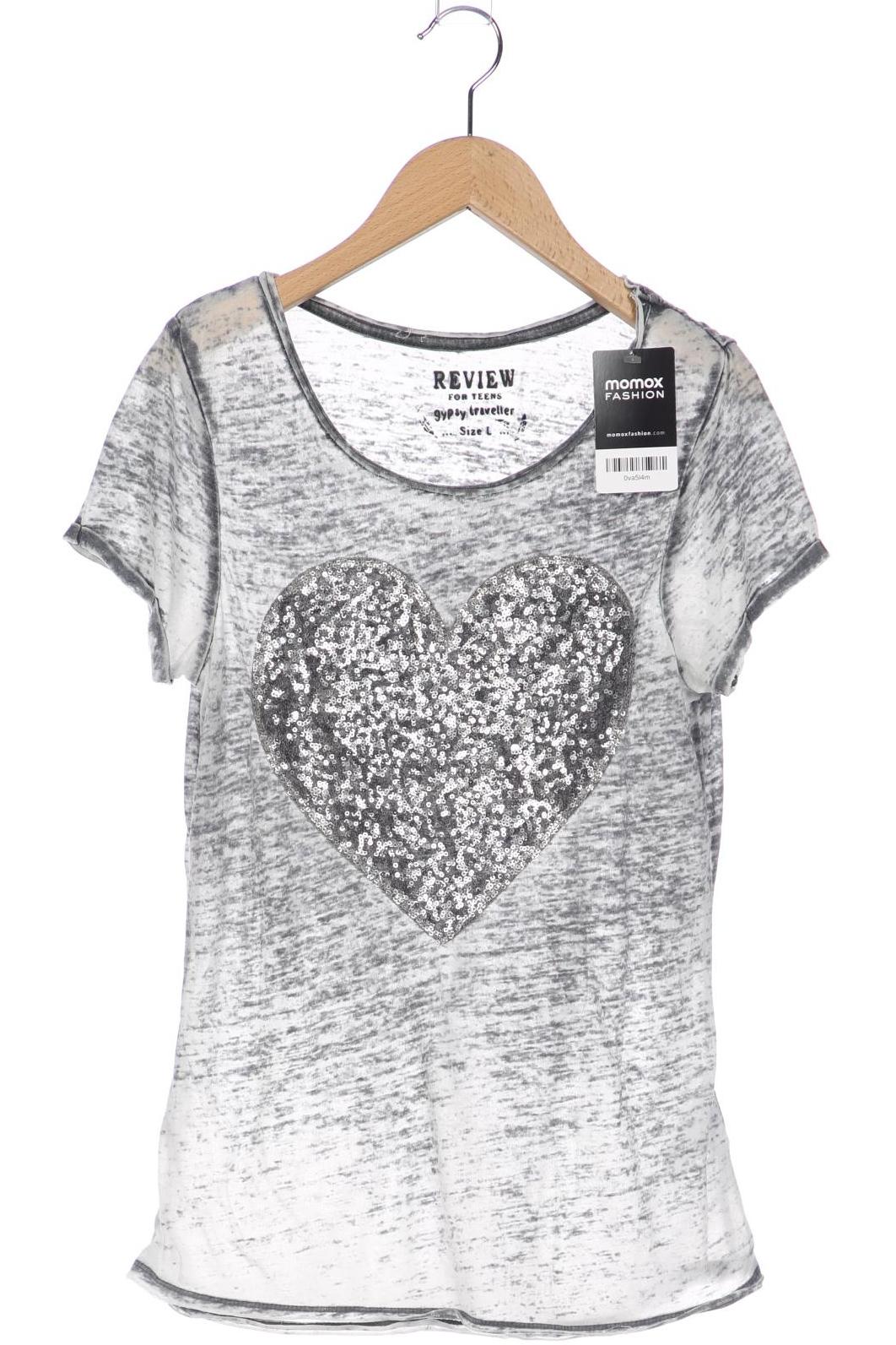 

Review Damen T-Shirt, grau, Gr. 158