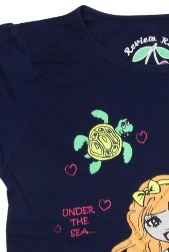 Thumbnail - Review Mädchen T-Shirt, marineblau, Gr. 140