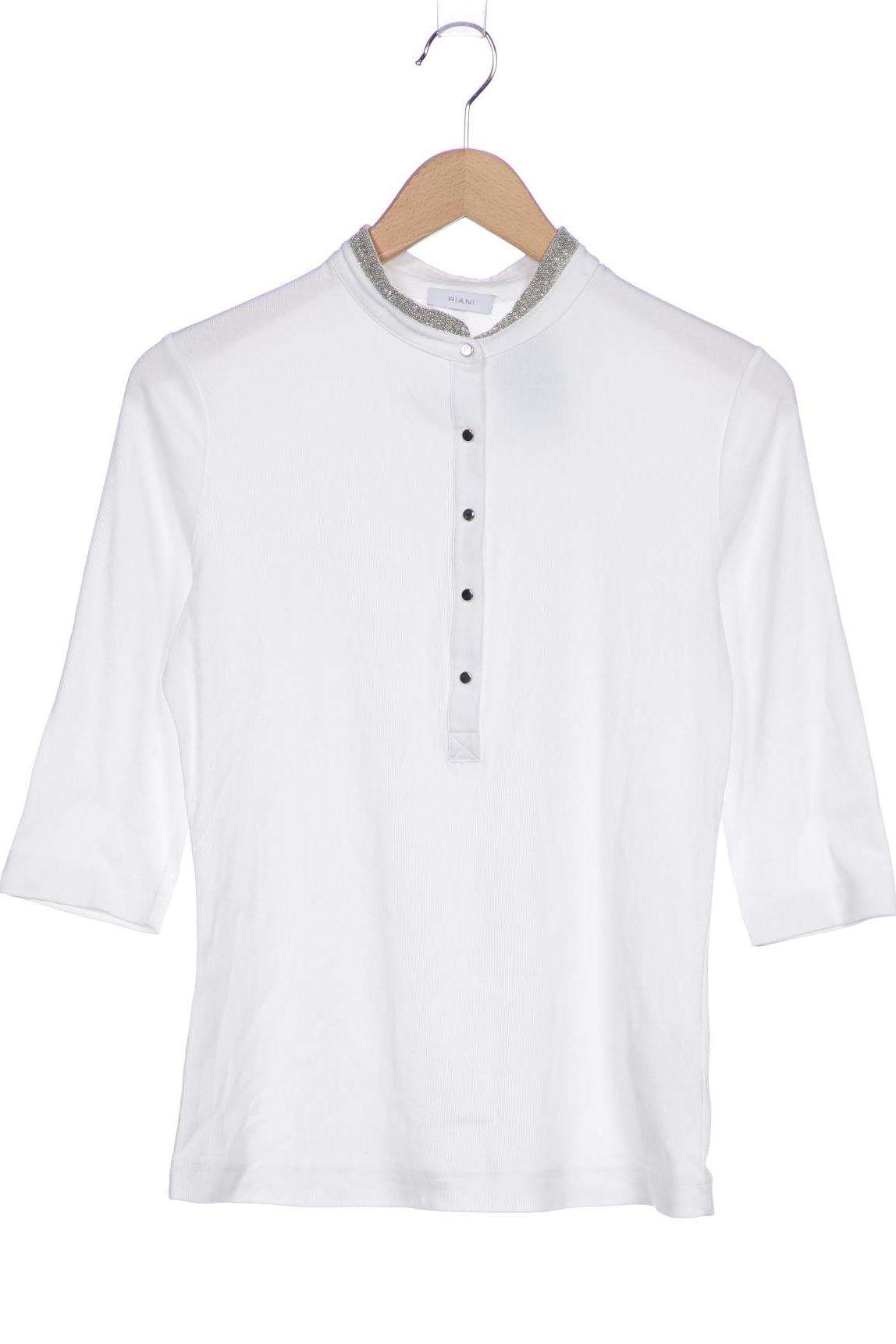 

Riani Damen Langarmshirt, weiß, Gr. 40