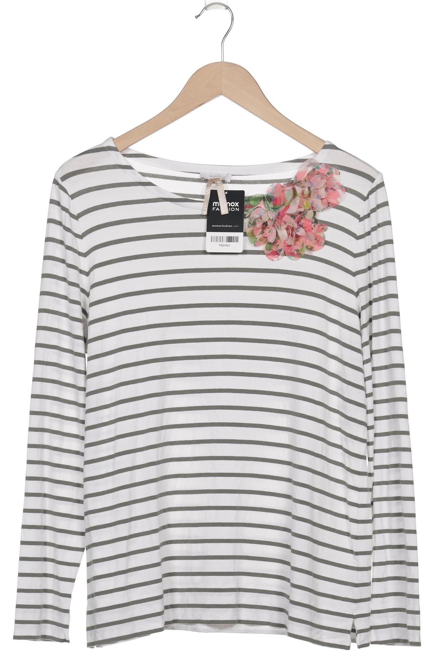 

Riani Damen Langarmshirt, weiß, Gr. 40