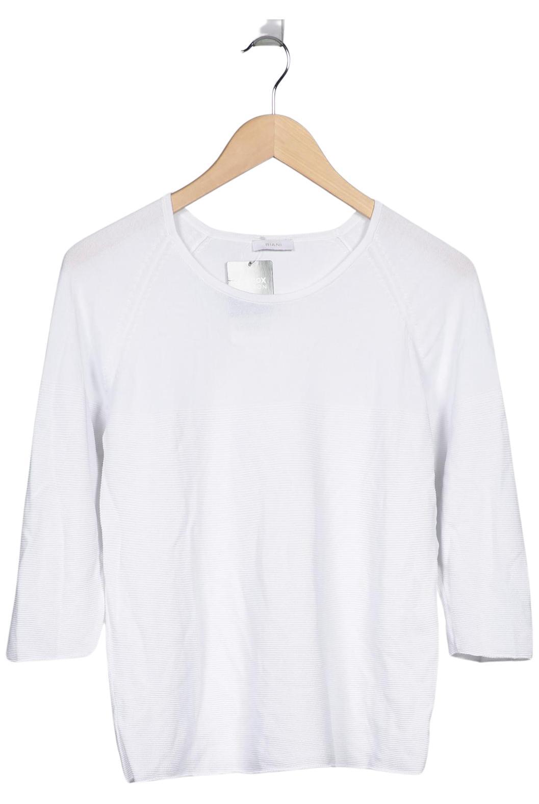 

Riani Damen Langarmshirt, weiß, Gr. 38