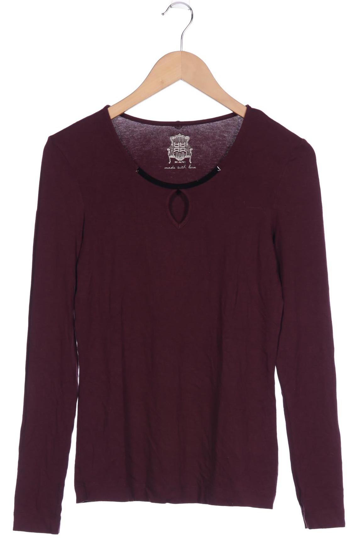

Riani Damen Langarmshirt, bordeaux, Gr. 36