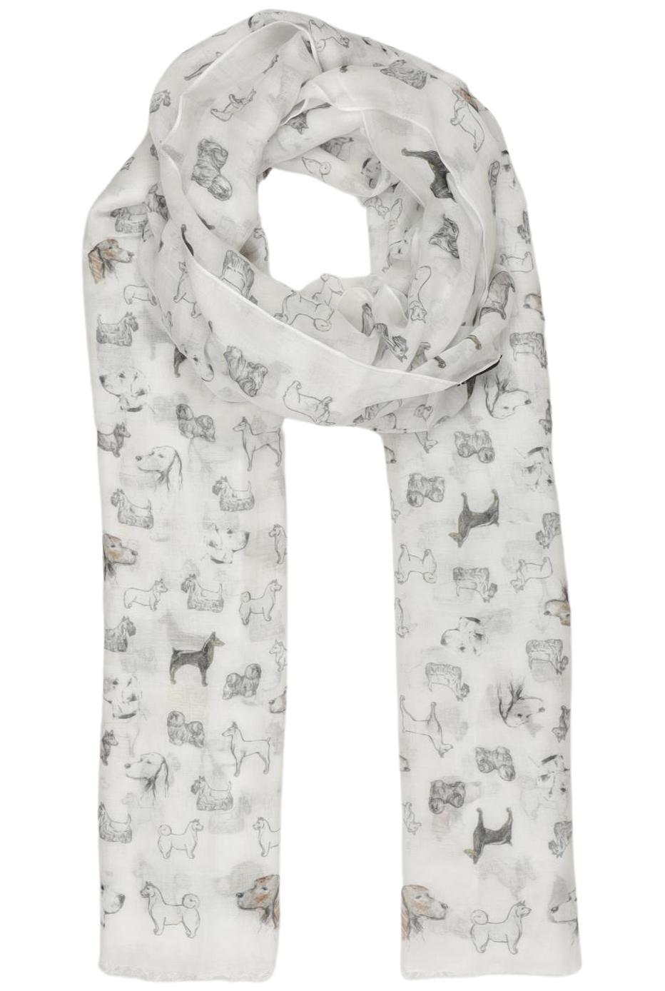 

Riani Damen Schal, weiß, Gr.