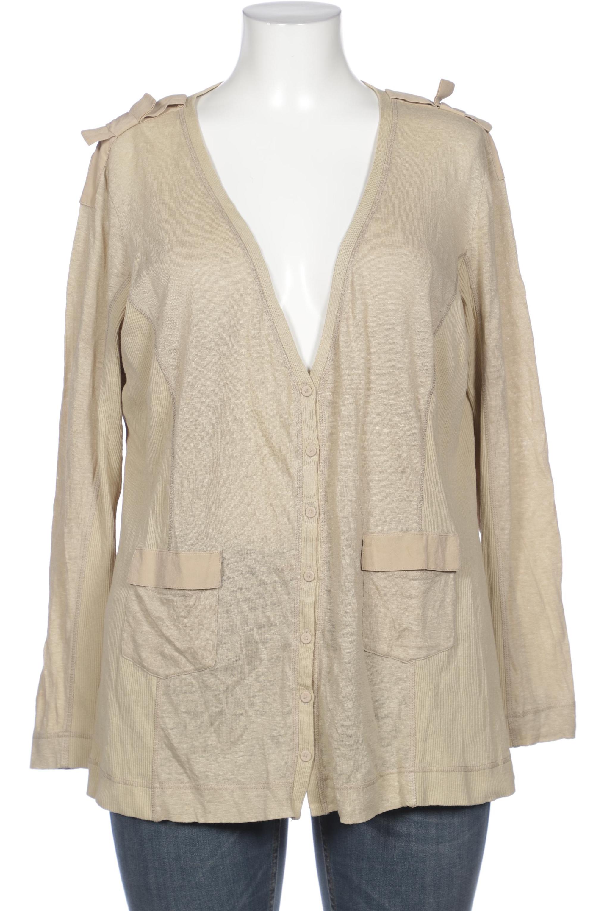 

Riani Damen Strickjacke, beige, Gr. 48