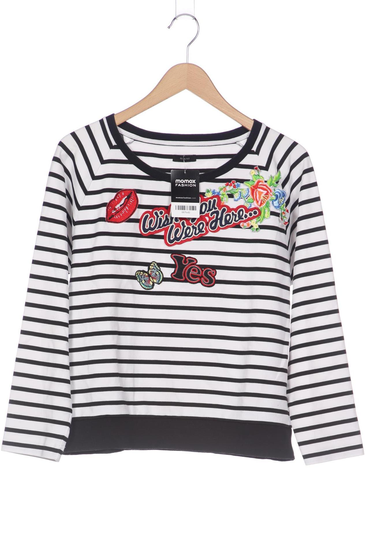 

Riani Damen Sweatshirt, schwarz, Gr. 40