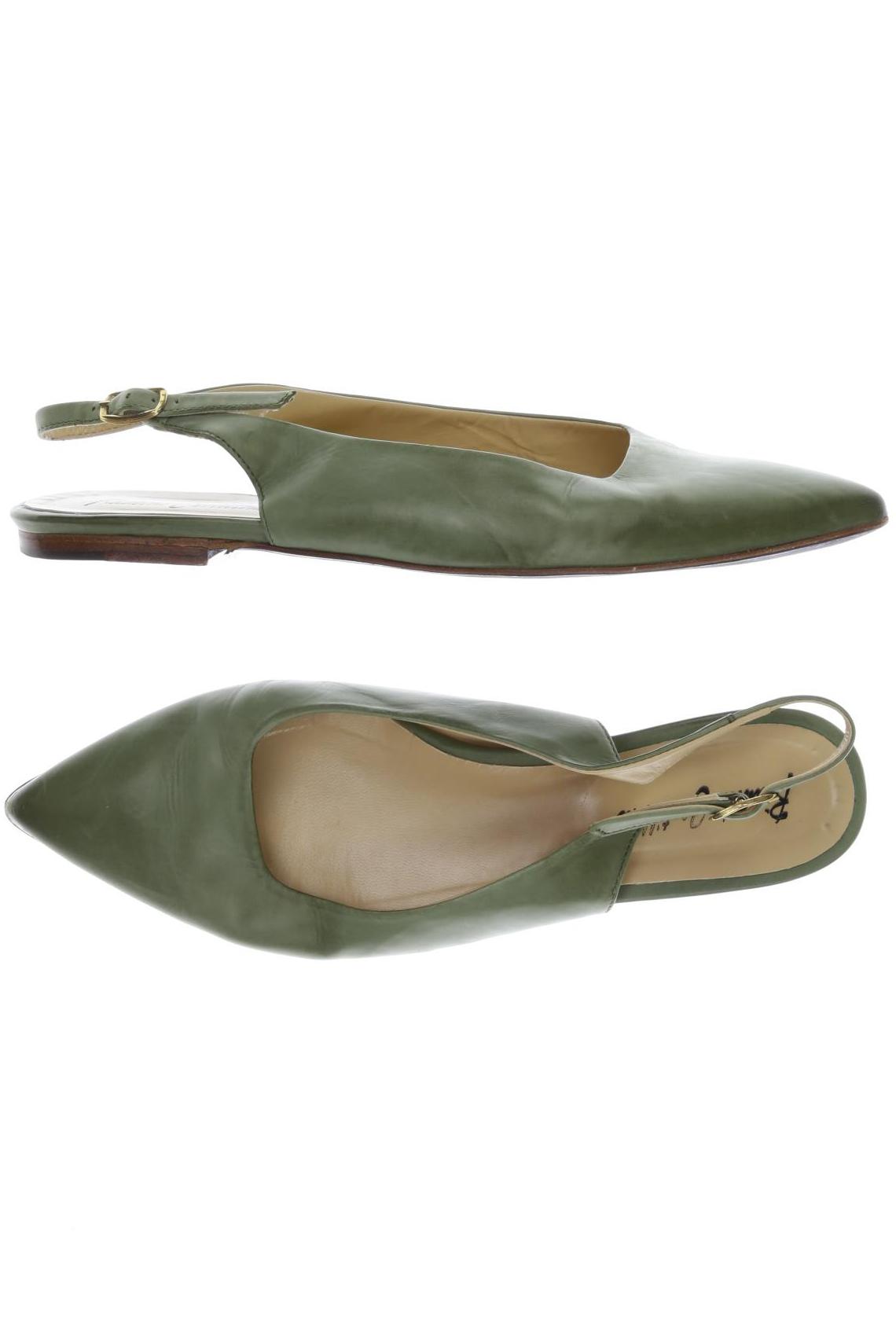 

Riccardo Cartillone Damen Ballerinas, grün, Gr. 38