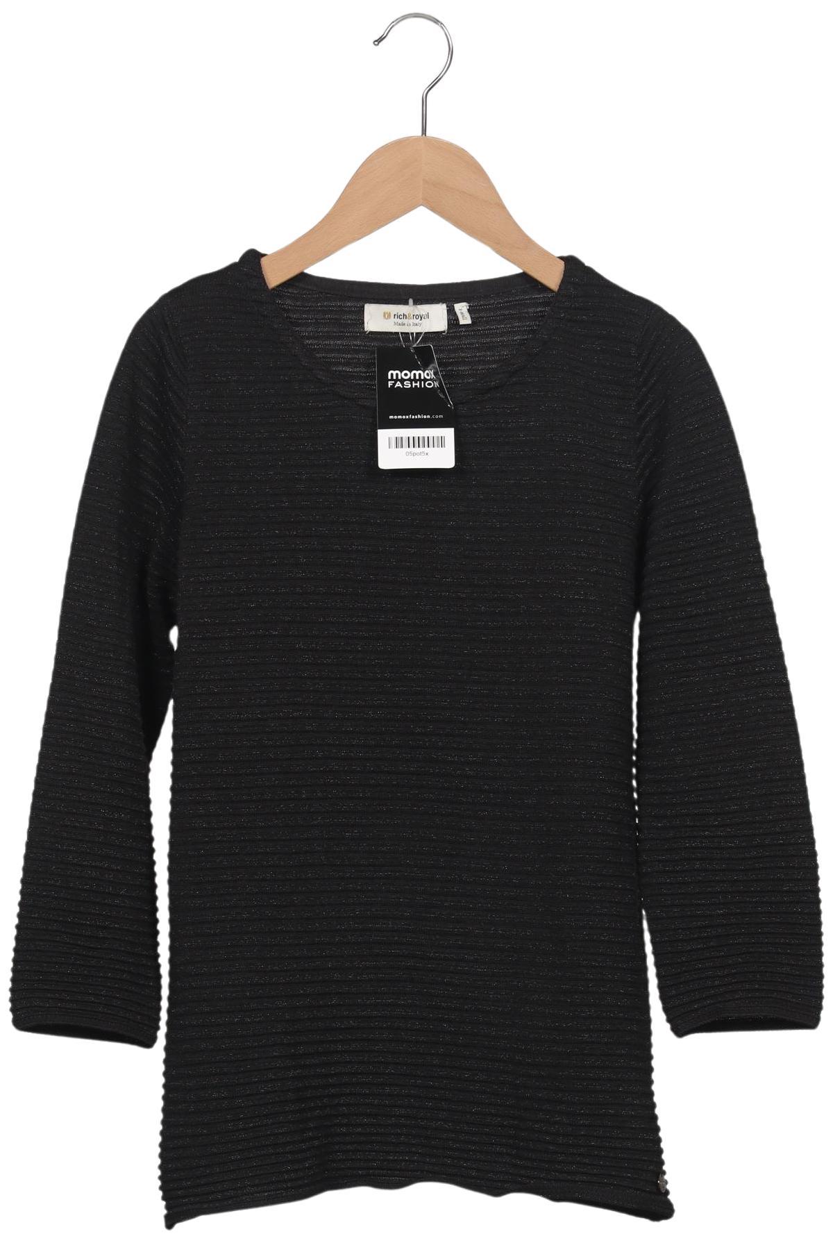 

Rich & Royal Damen Pullover, schwarz, Gr. 34