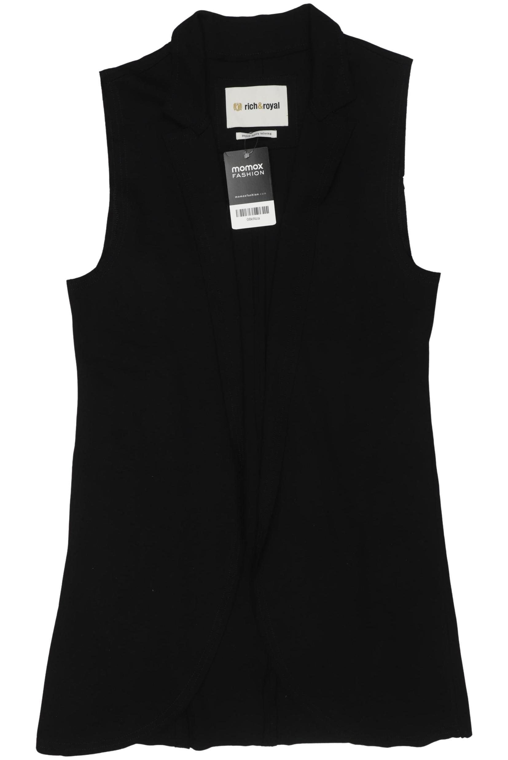 

Rich & Royal Damen Weste, schwarz, Gr. 36