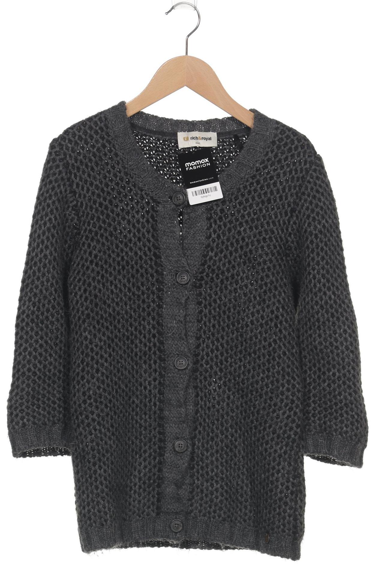 

Rich & Royal Damen Strickjacke, grau, Gr. 36