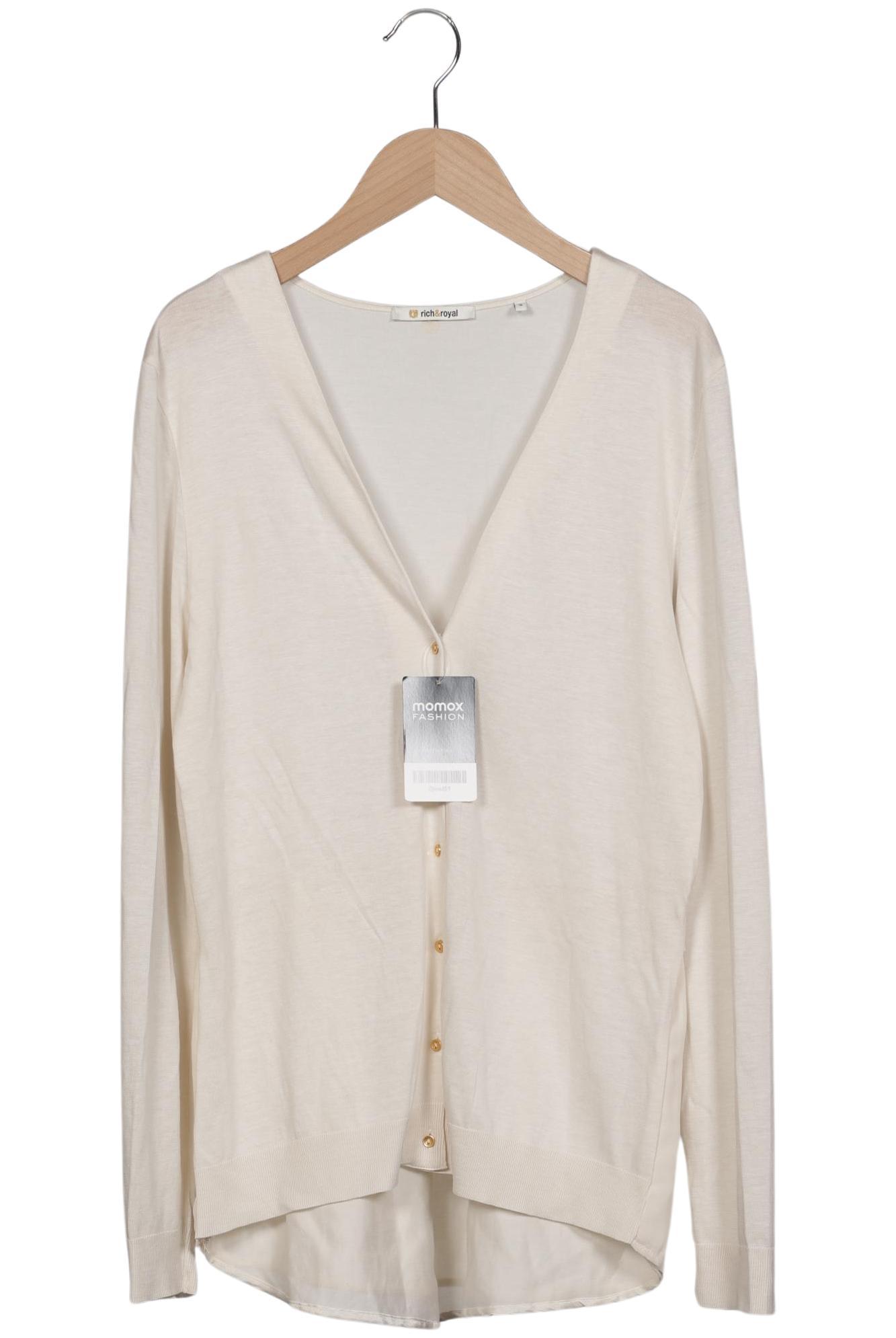 

Rich & Royal Damen Strickjacke, cremeweiß, Gr. 42
