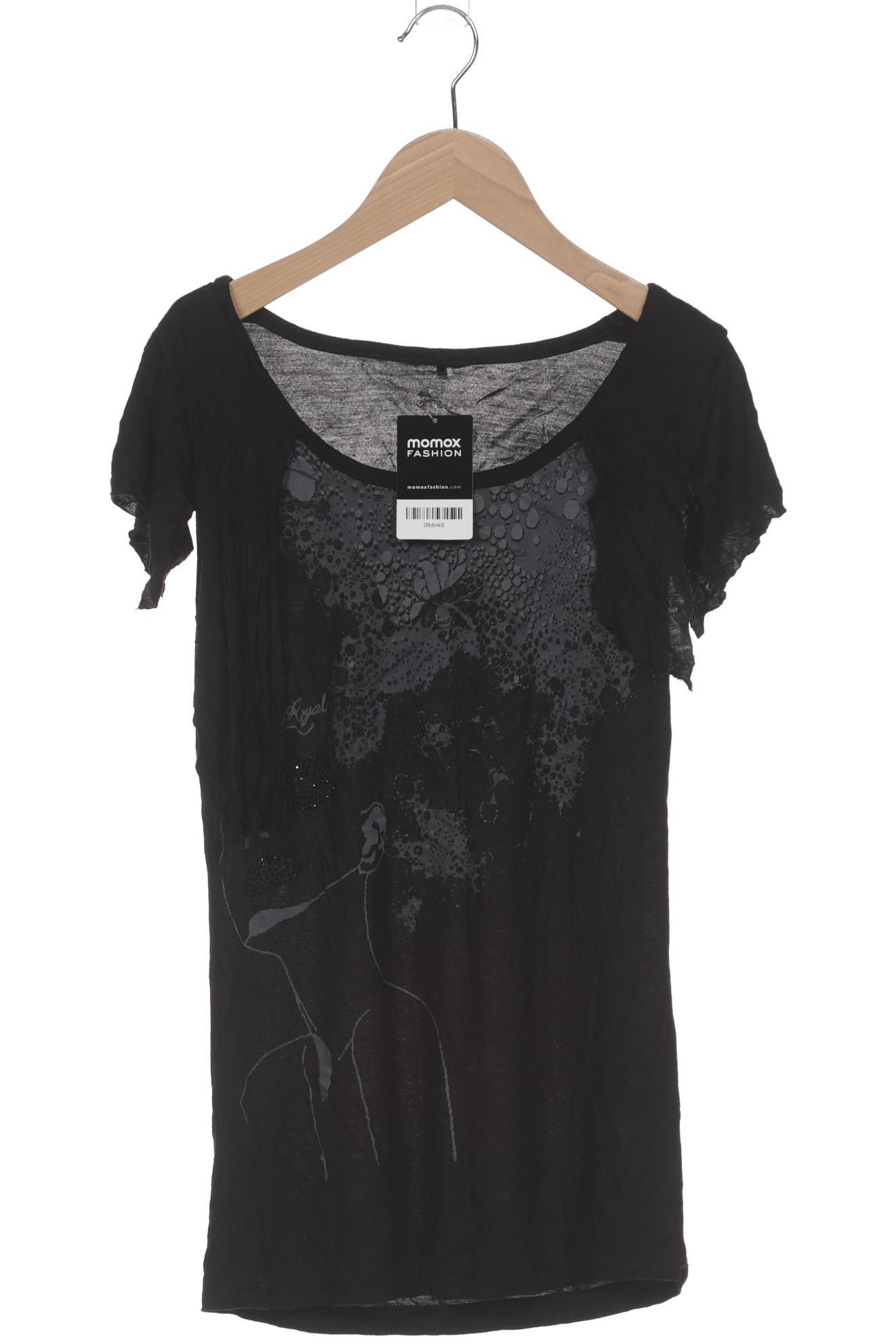 

Rich & Royal Damen T-Shirt, schwarz, Gr. 36