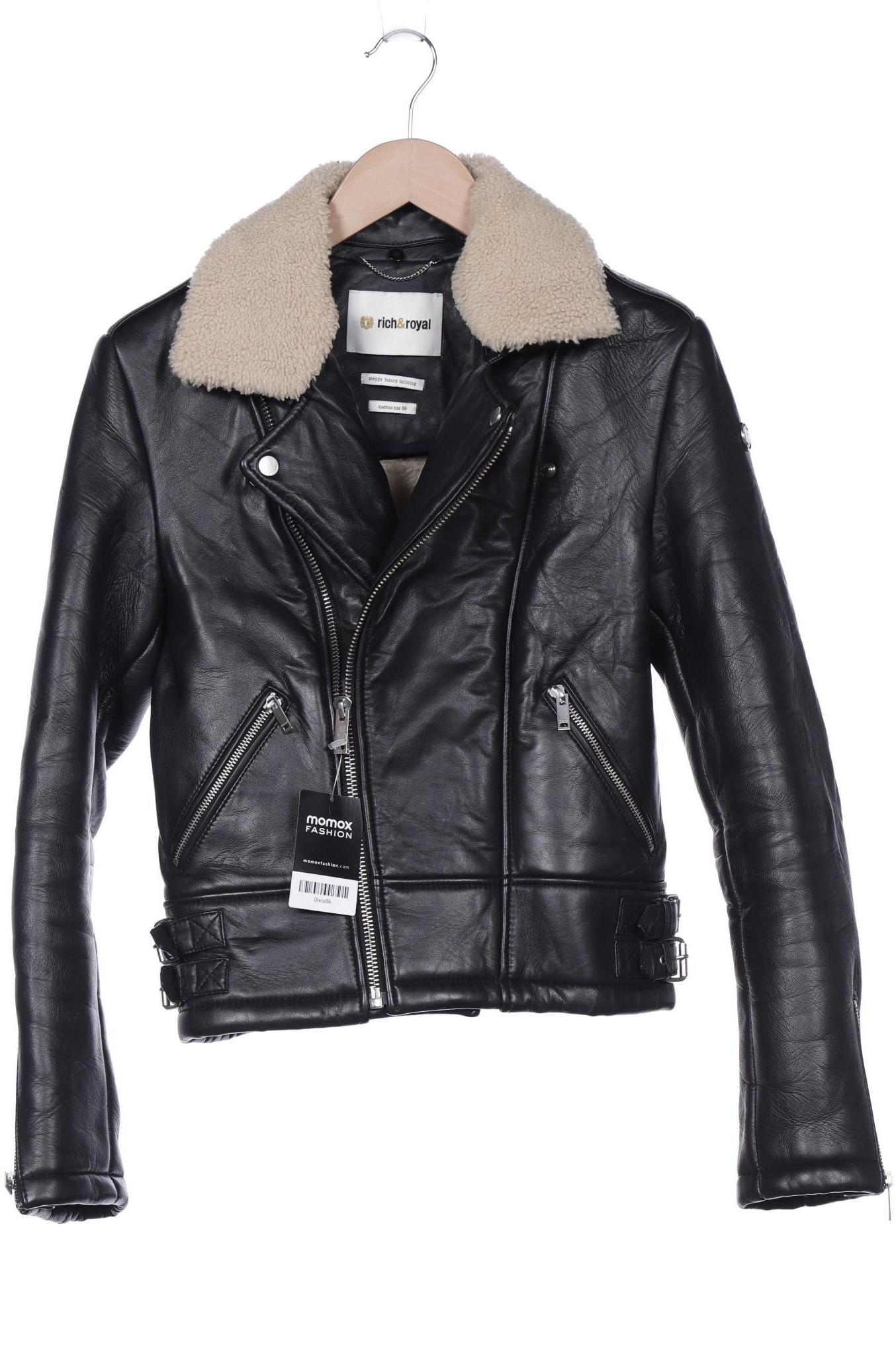 

Rich & Royal Damen Jacke, schwarz, Gr. 38