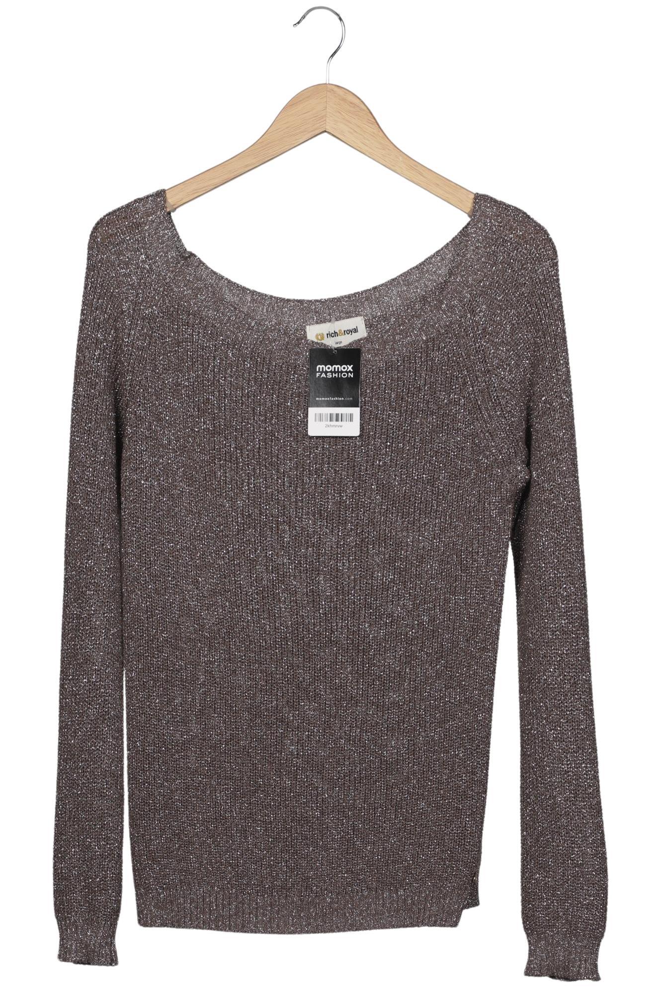 

Rich & Royal Damen Pullover, braun, Gr. 42
