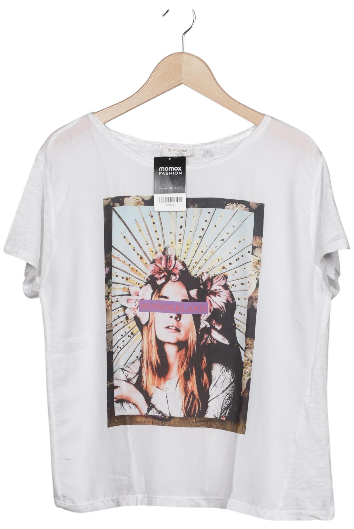 

Rich & Royal Damen T-Shirt, weiß, Gr. 44