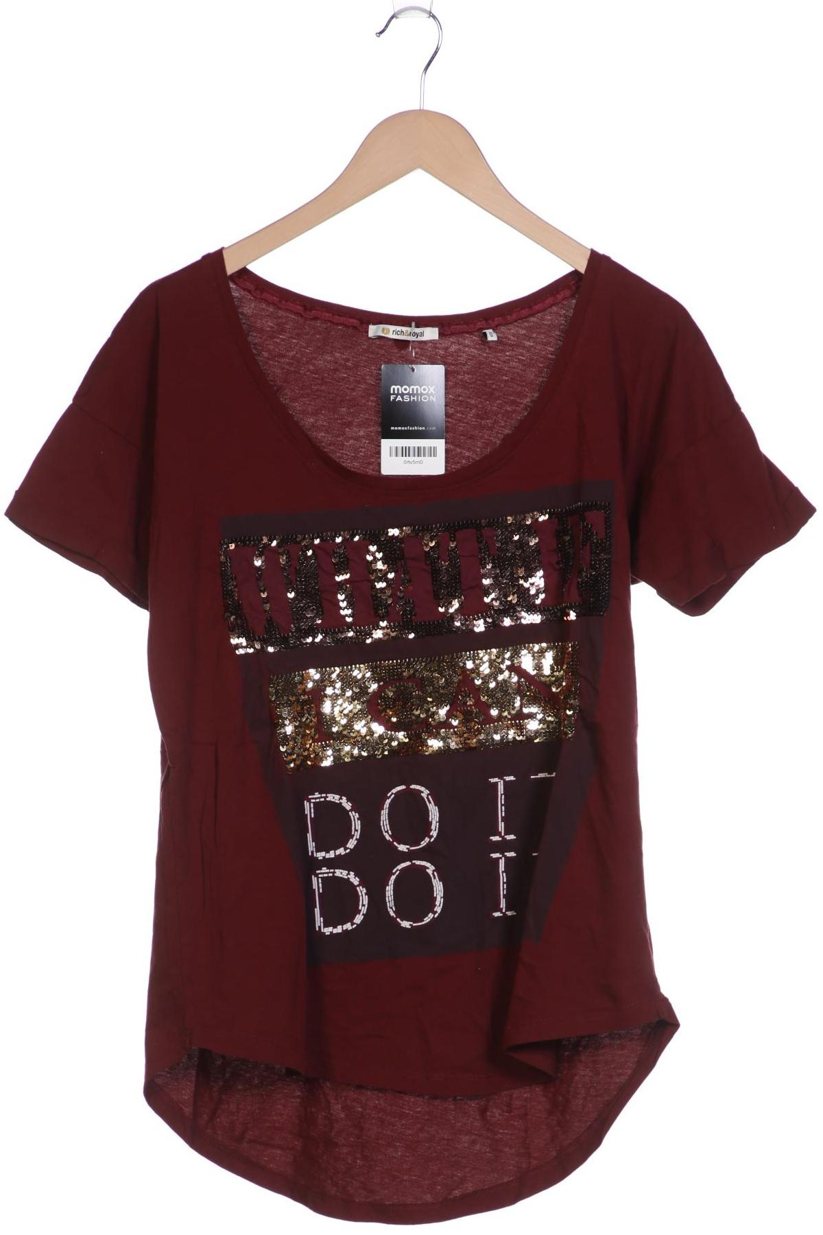 

Rich & Royal Damen T-Shirt, bordeaux, Gr. 44