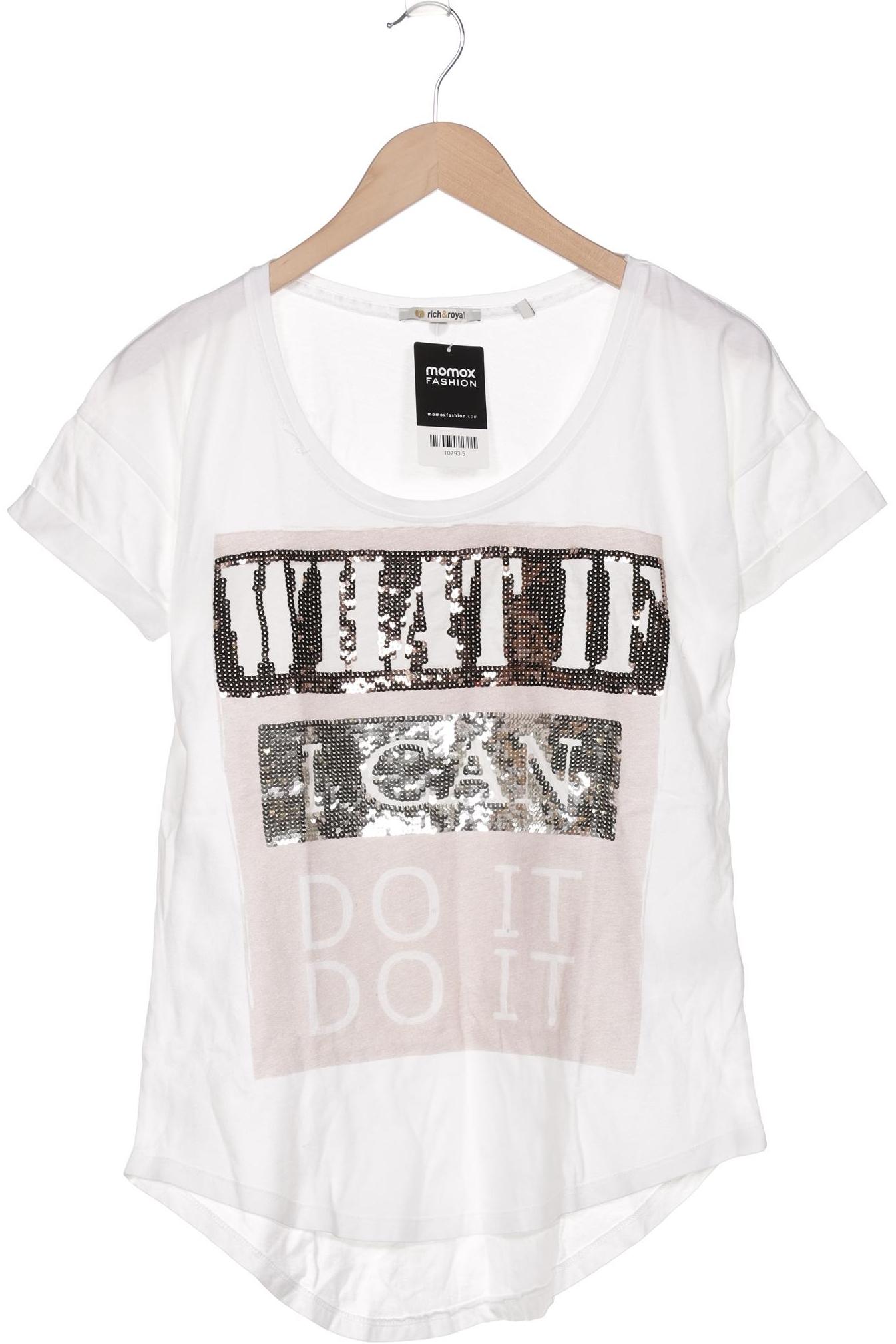 

Rich & Royal Damen T-Shirt, weiß, Gr. 38