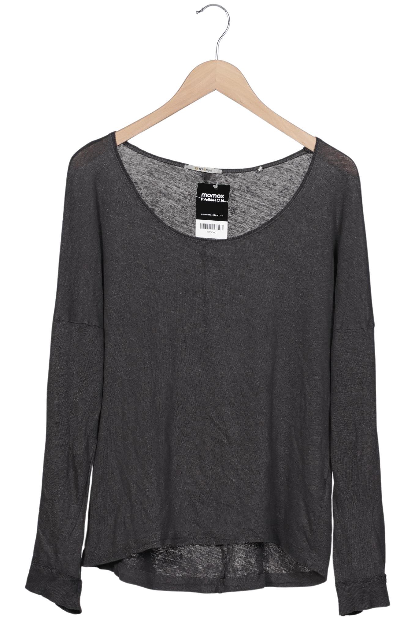 

Rich & Royal Damen Langarmshirt, grau, Gr. 42