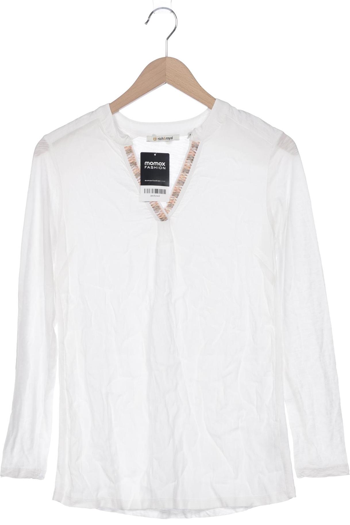 

Rich & Royal Damen Langarmshirt, weiß, Gr. 36