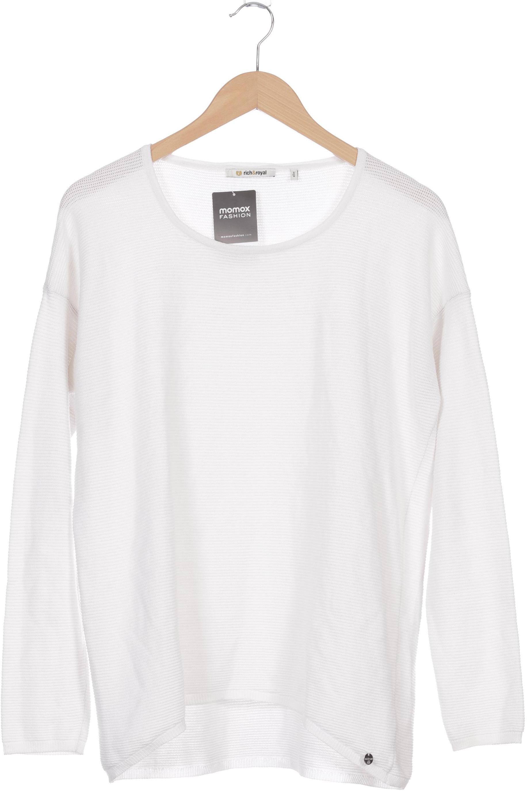 

Rich & Royal Damen Pullover, weiß, Gr. 42