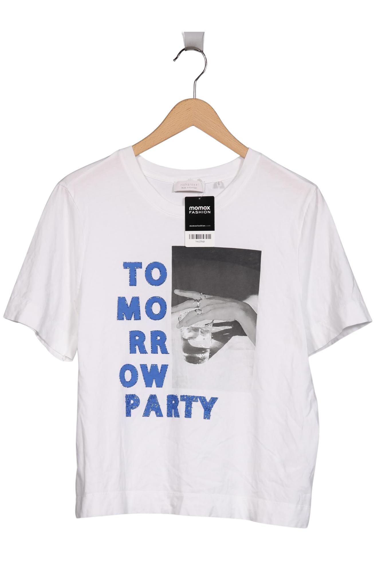 

Rich & Royal Damen T-Shirt, weiß, Gr. 44