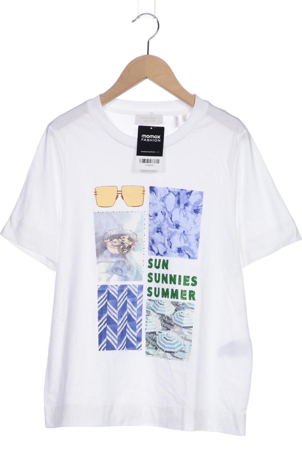 

Rich & Royal Damen T-Shirt, weiß, Gr. 36