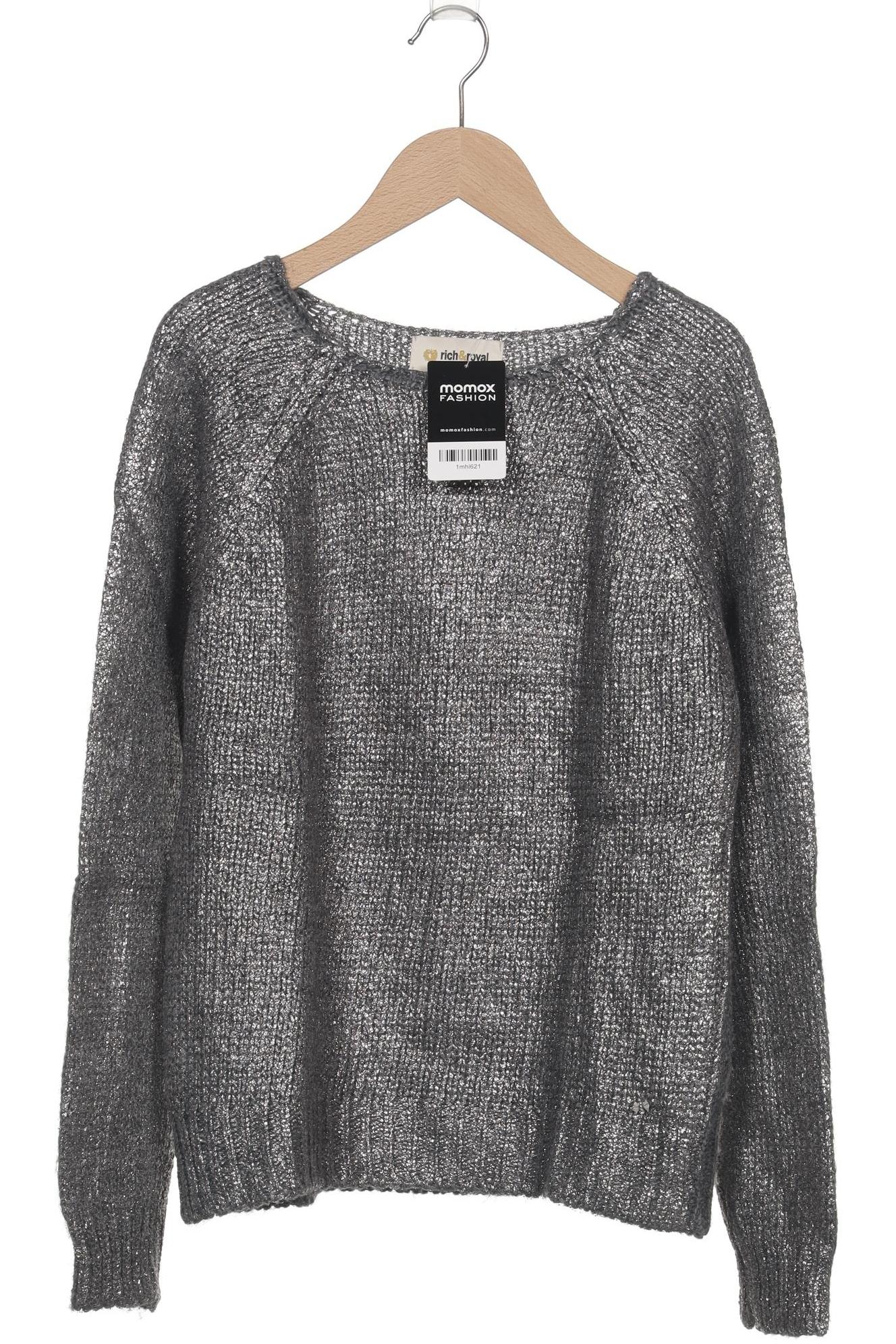 

Rich & Royal Damen Pullover, silber, Gr. 36