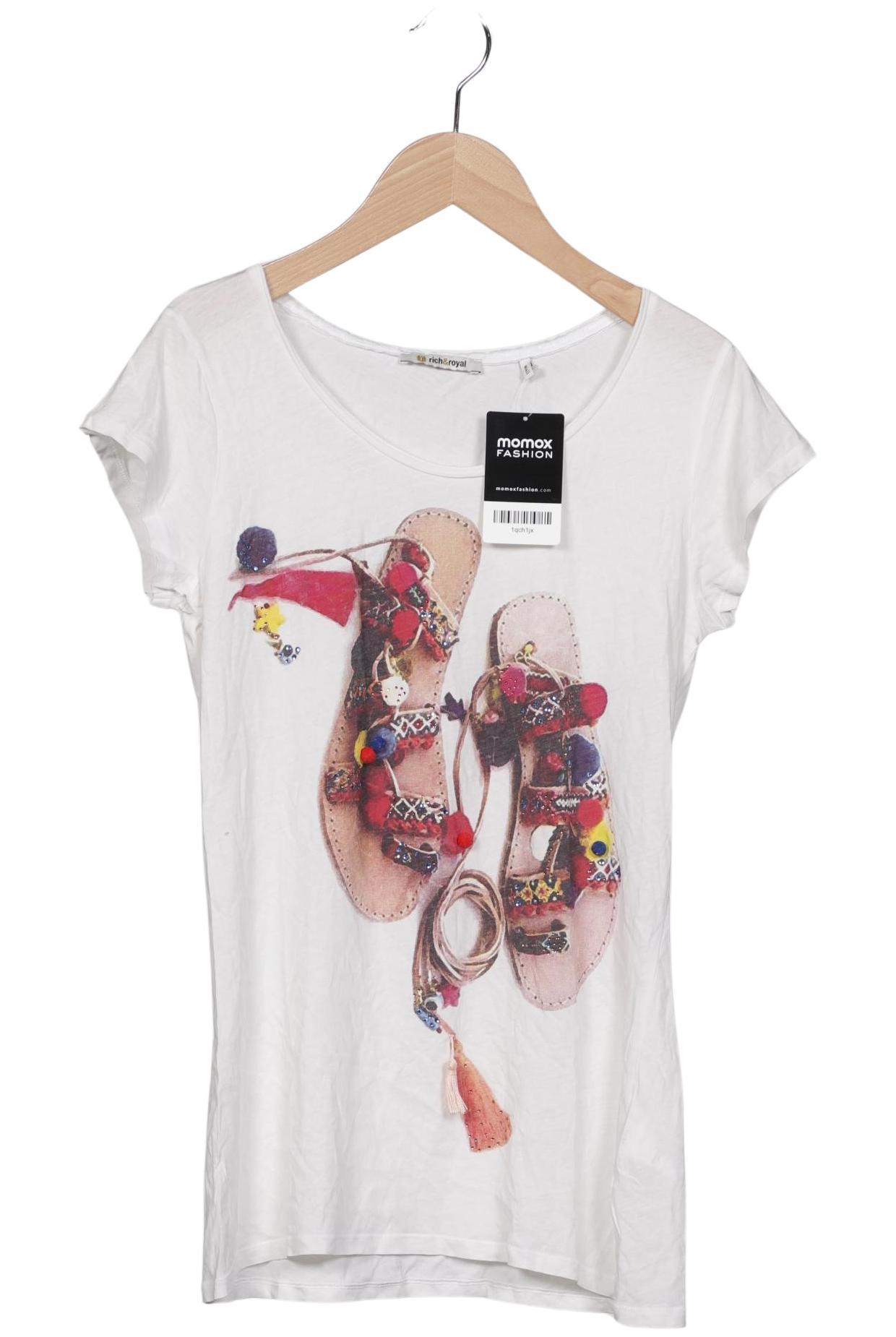 

Rich & Royal Damen T-Shirt, weiß, Gr. 36