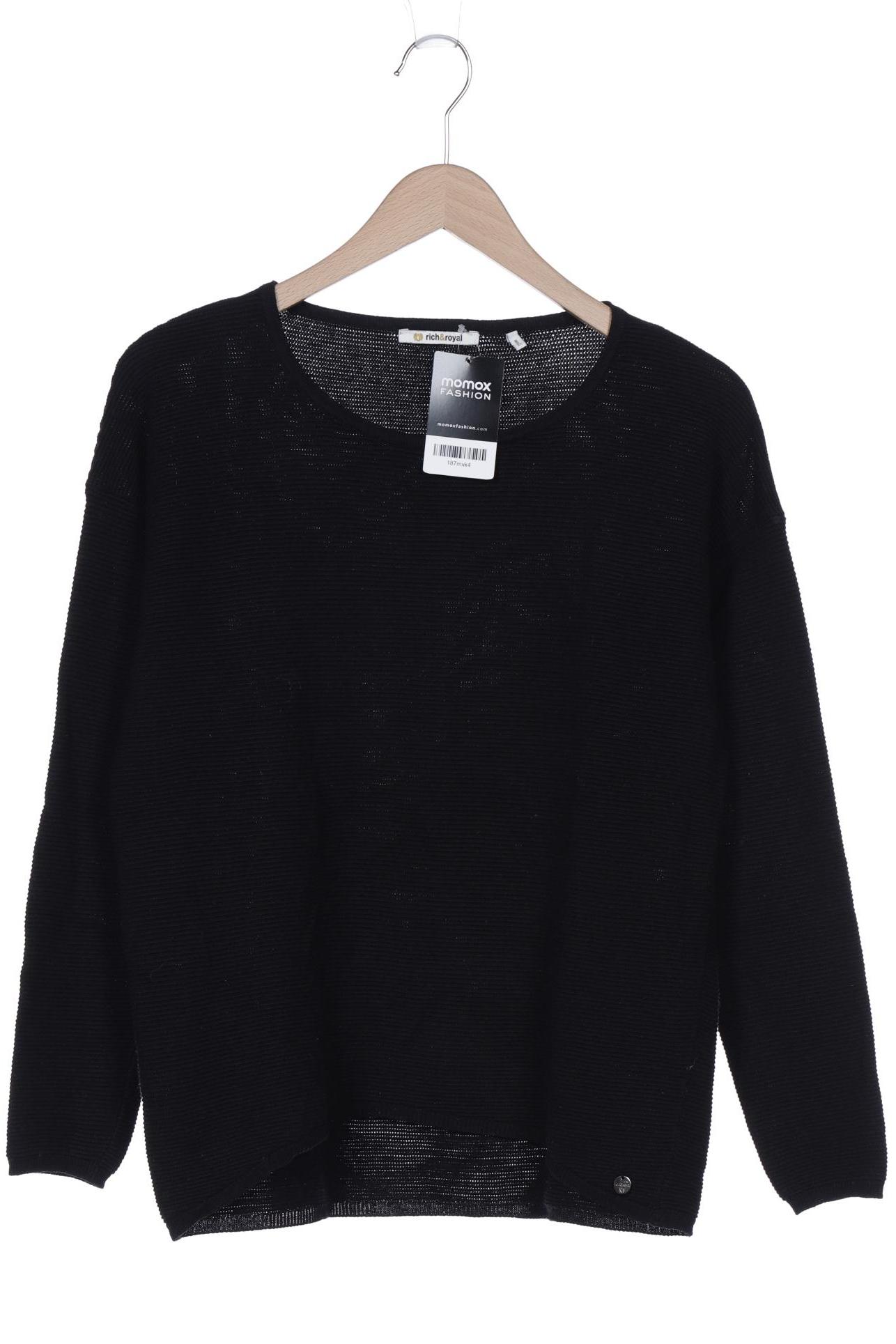 

Rich & Royal Damen Pullover, schwarz, Gr. 36