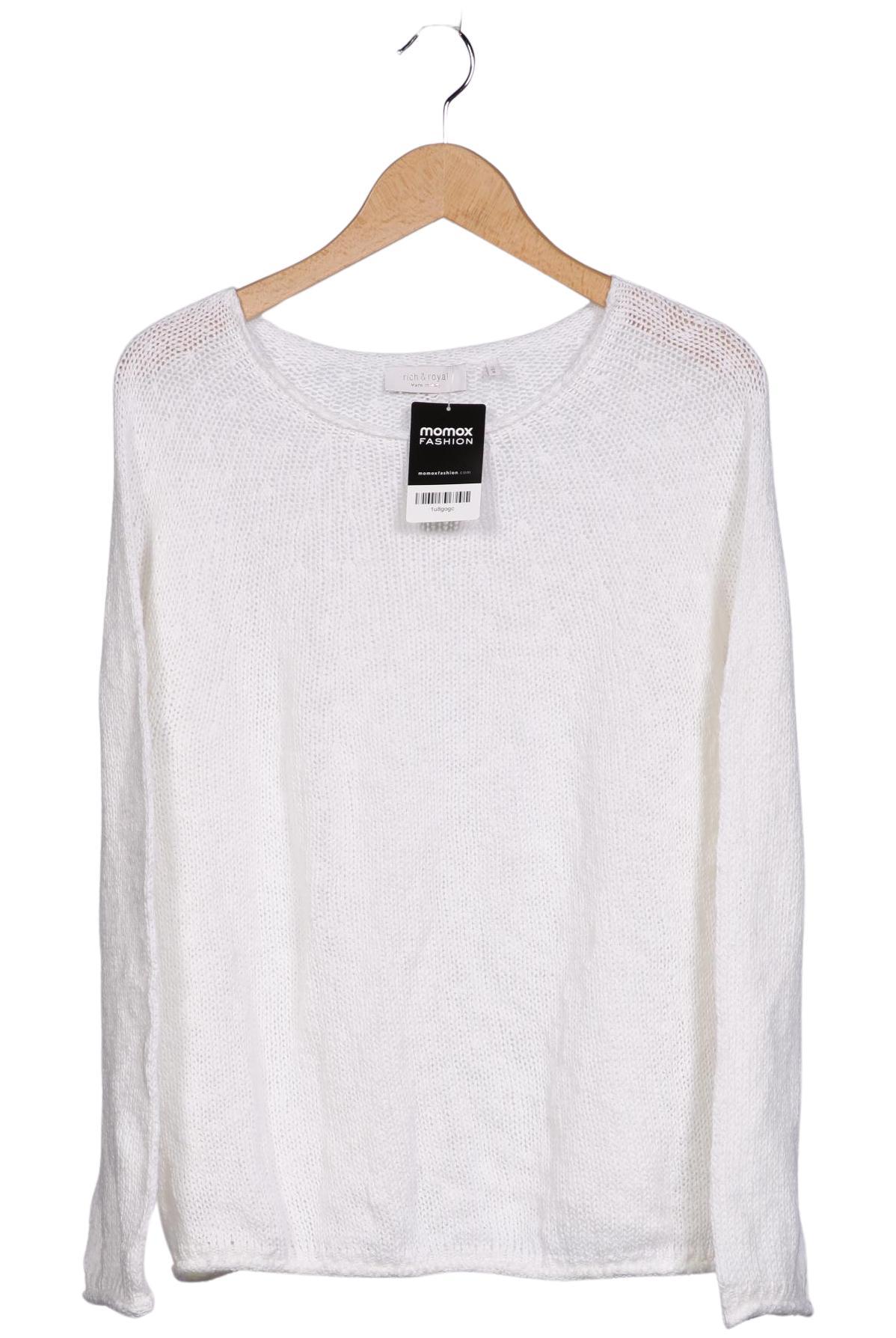 

Rich & Royal Damen Pullover, weiß, Gr. 42