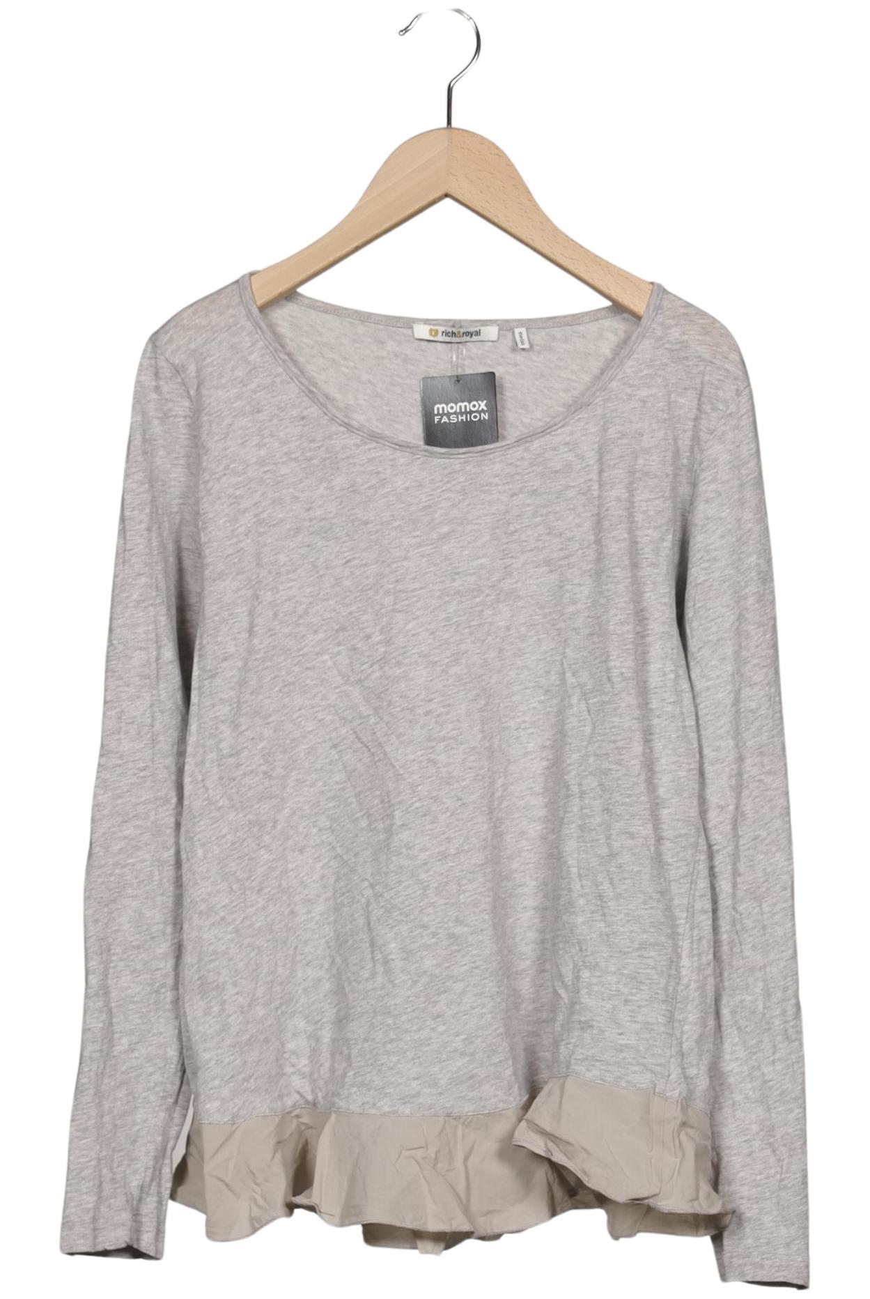 

Rich & Royal Damen Langarmshirt, grau, Gr. 38