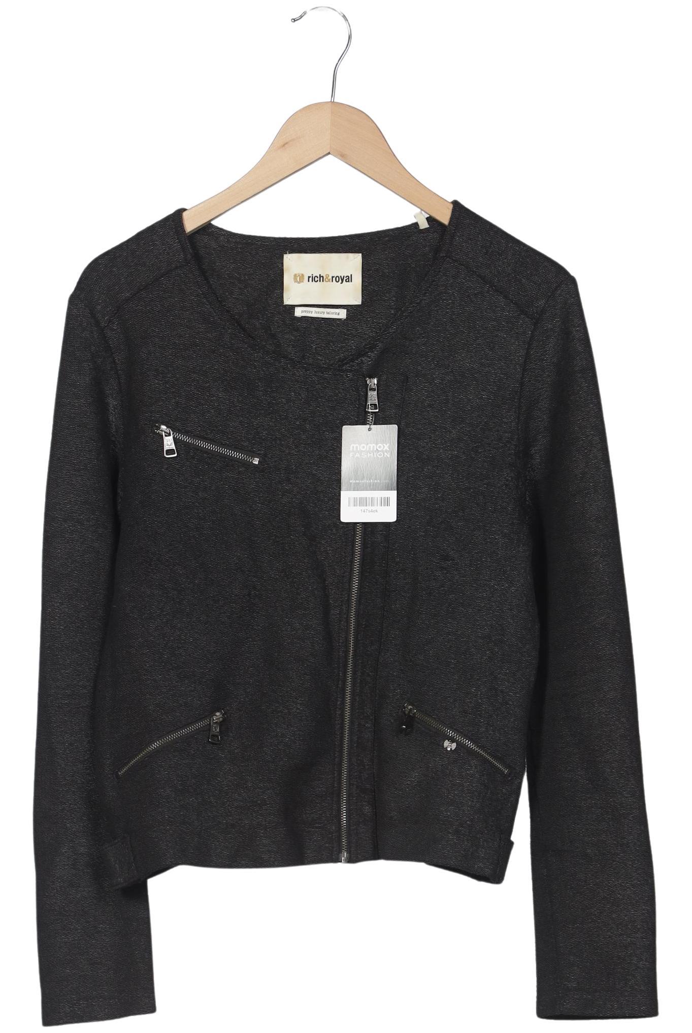 

Rich & Royal Damen Strickjacke, grau, Gr. 42