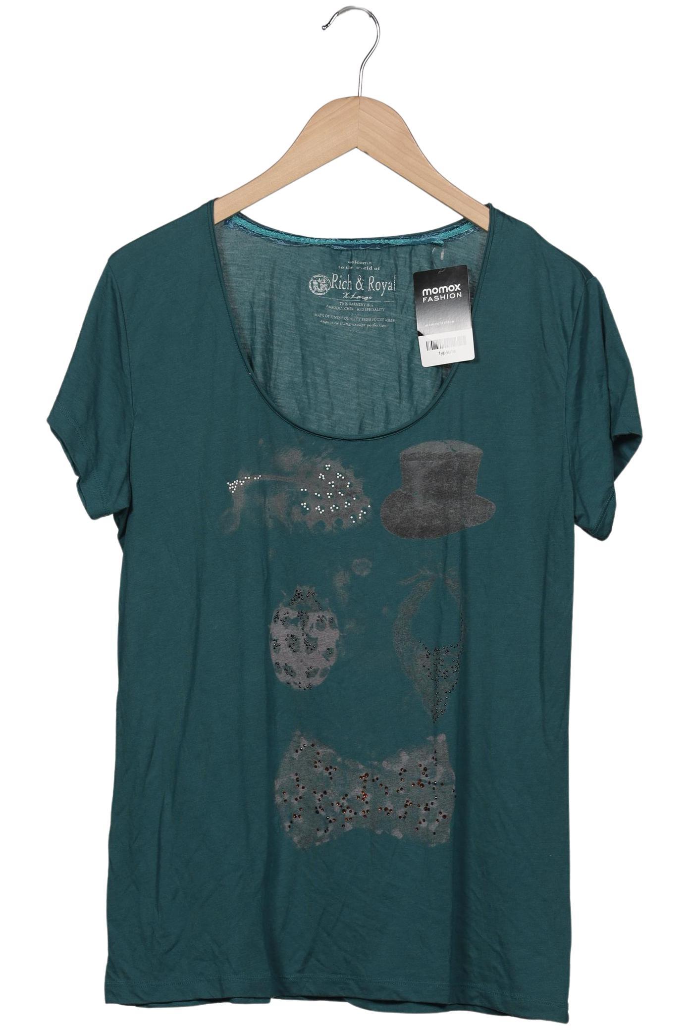 

Rich & Royal Damen T-Shirt, türkis, Gr. 44
