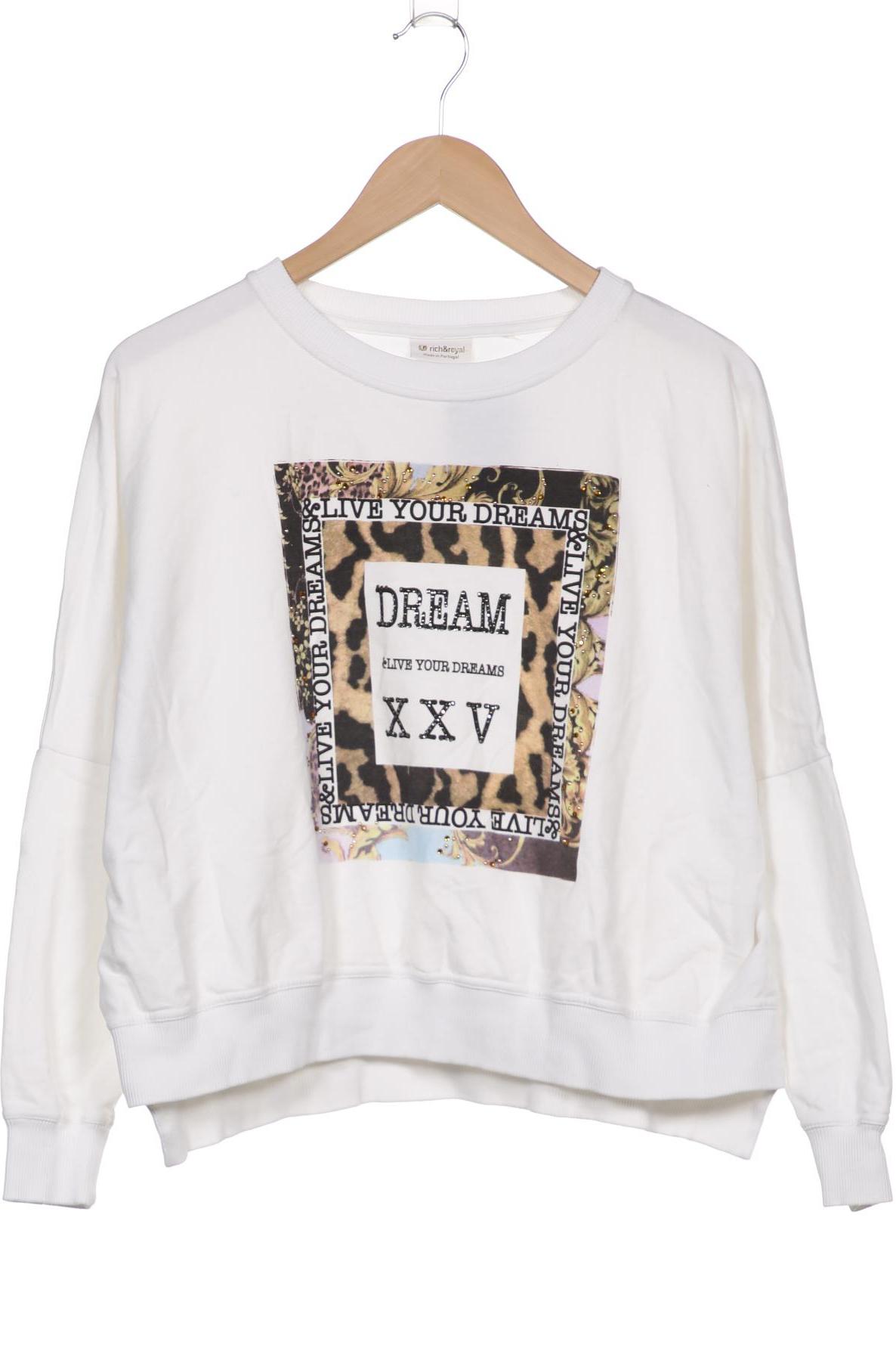

Rich & Royal Damen Sweatshirt, weiß, Gr. 38