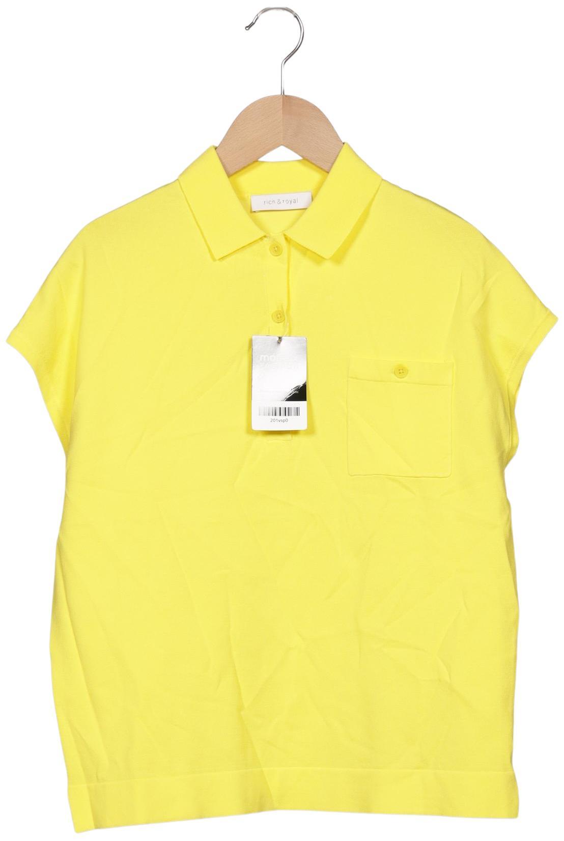 

Rich & Royal Damen Poloshirt, gelb, Gr. 36