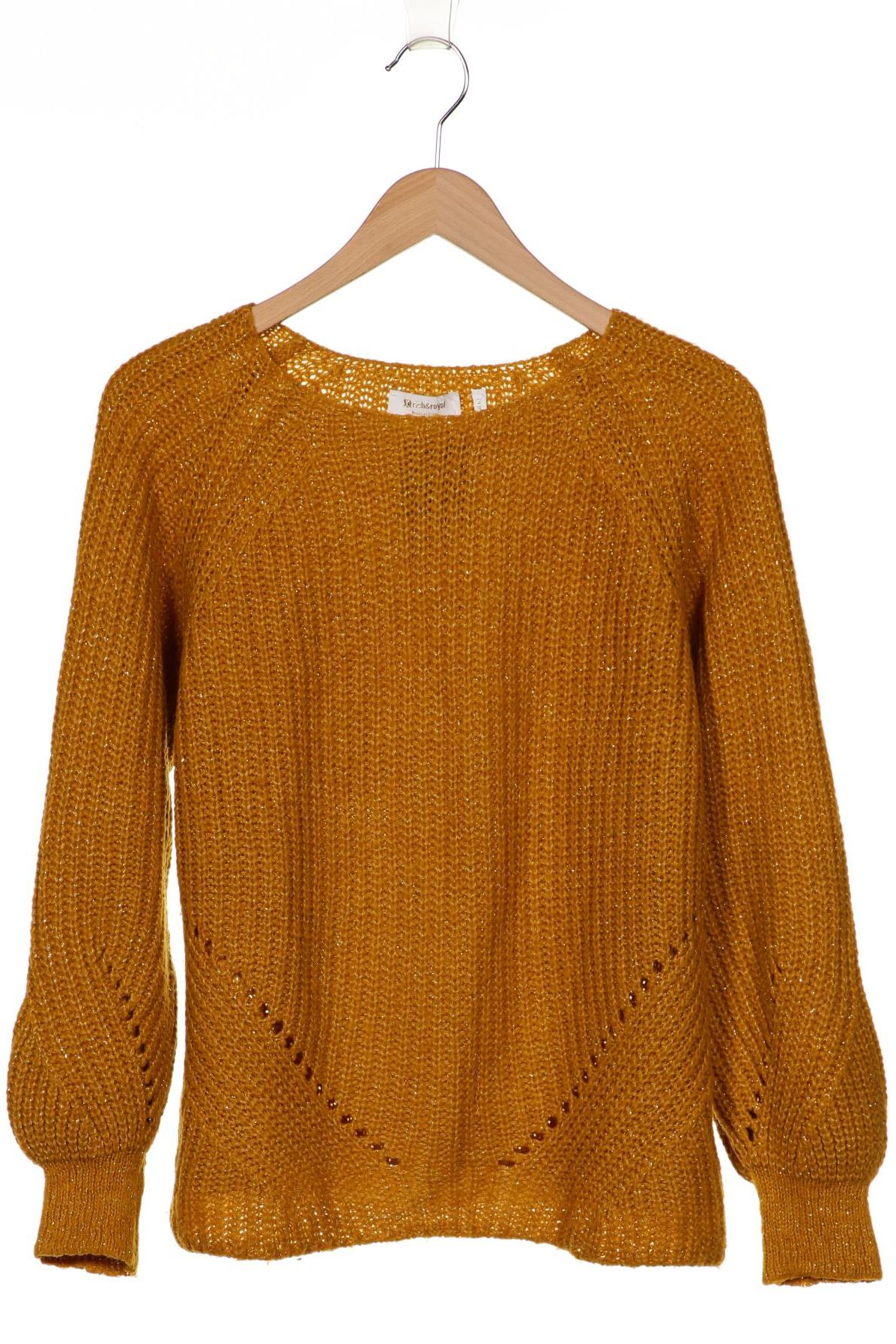 

Rich & Royal Damen Pullover, gelb, Gr. 42