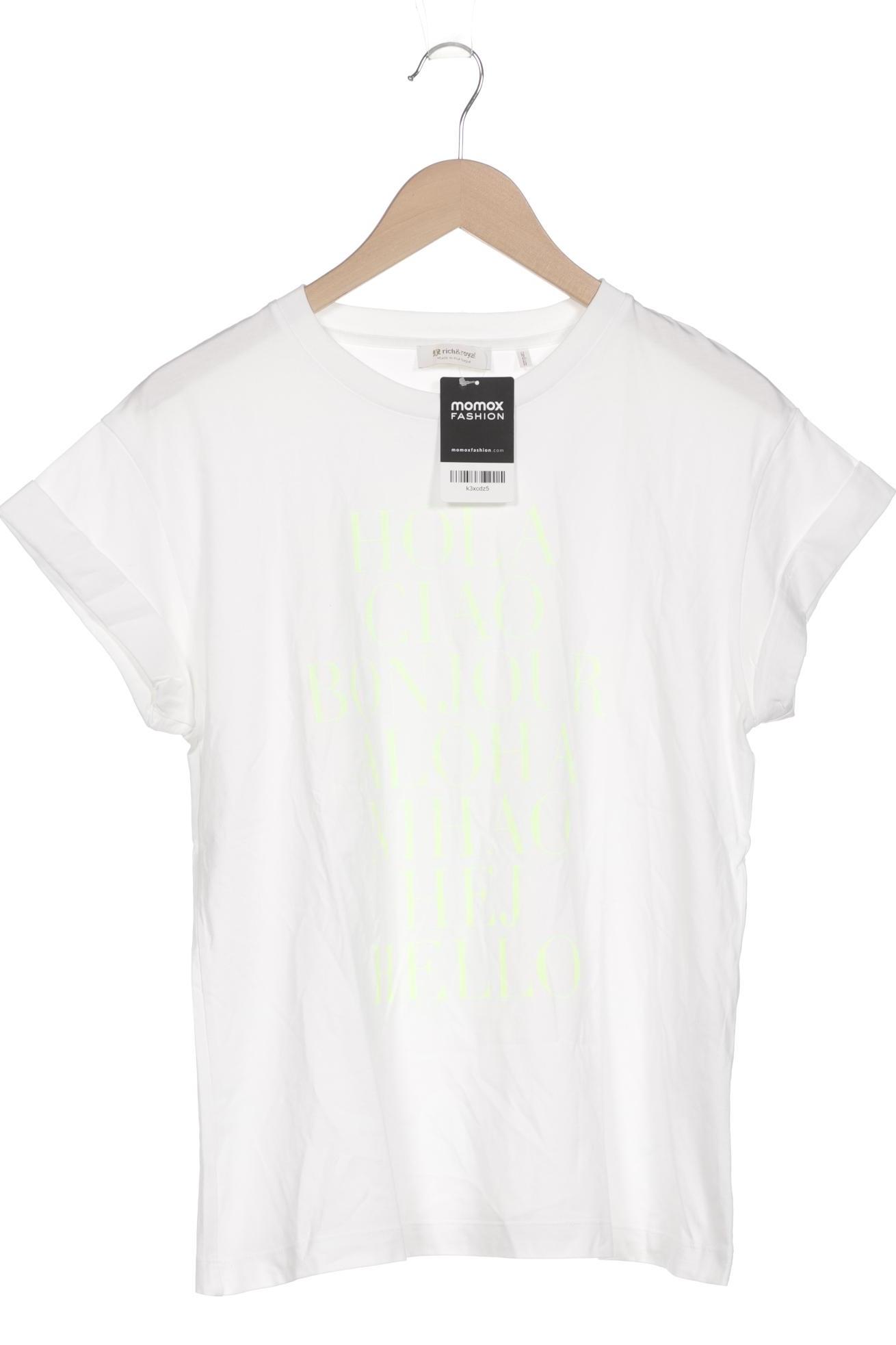 

Rich & Royal Damen T-Shirt, weiß, Gr. 38