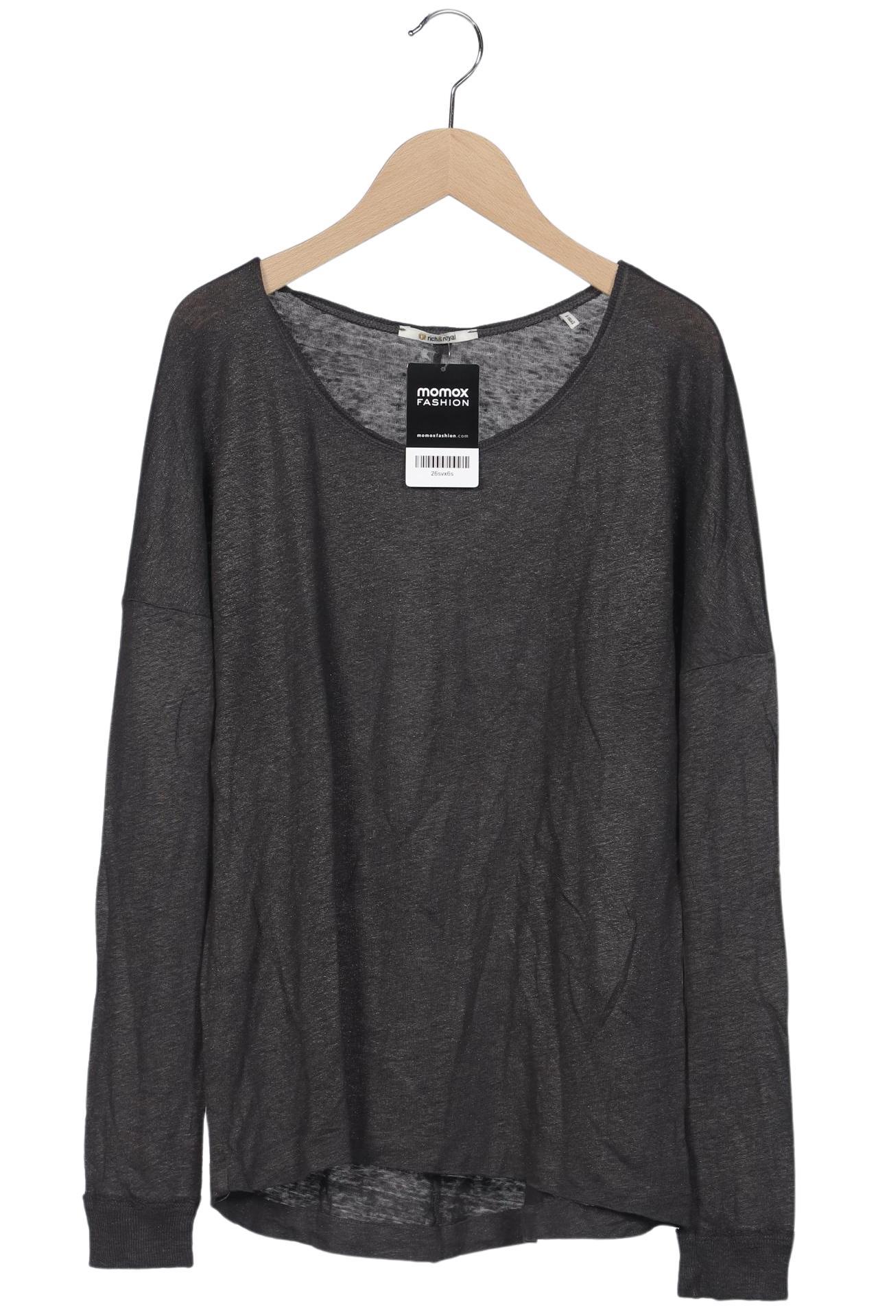 

Rich & Royal Damen Langarmshirt, grau, Gr. 34