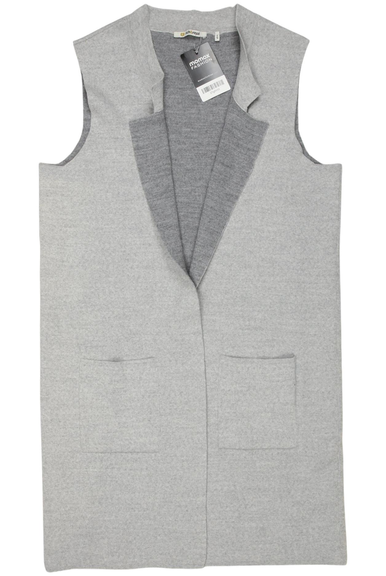 

Rich & Royal Damen Strickjacke, grau, Gr. 42