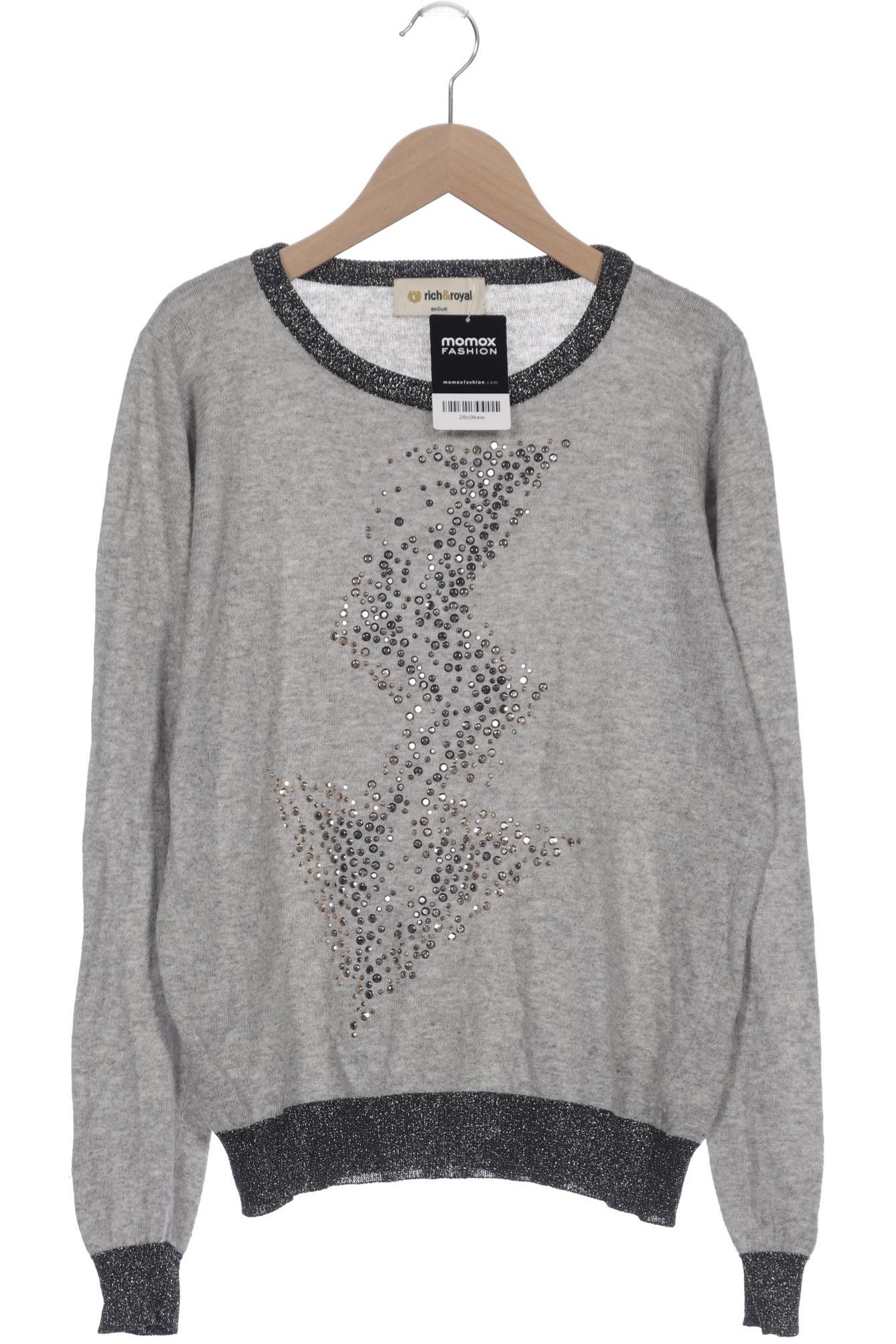 

Rich & Royal Damen Pullover, grau, Gr. 38
