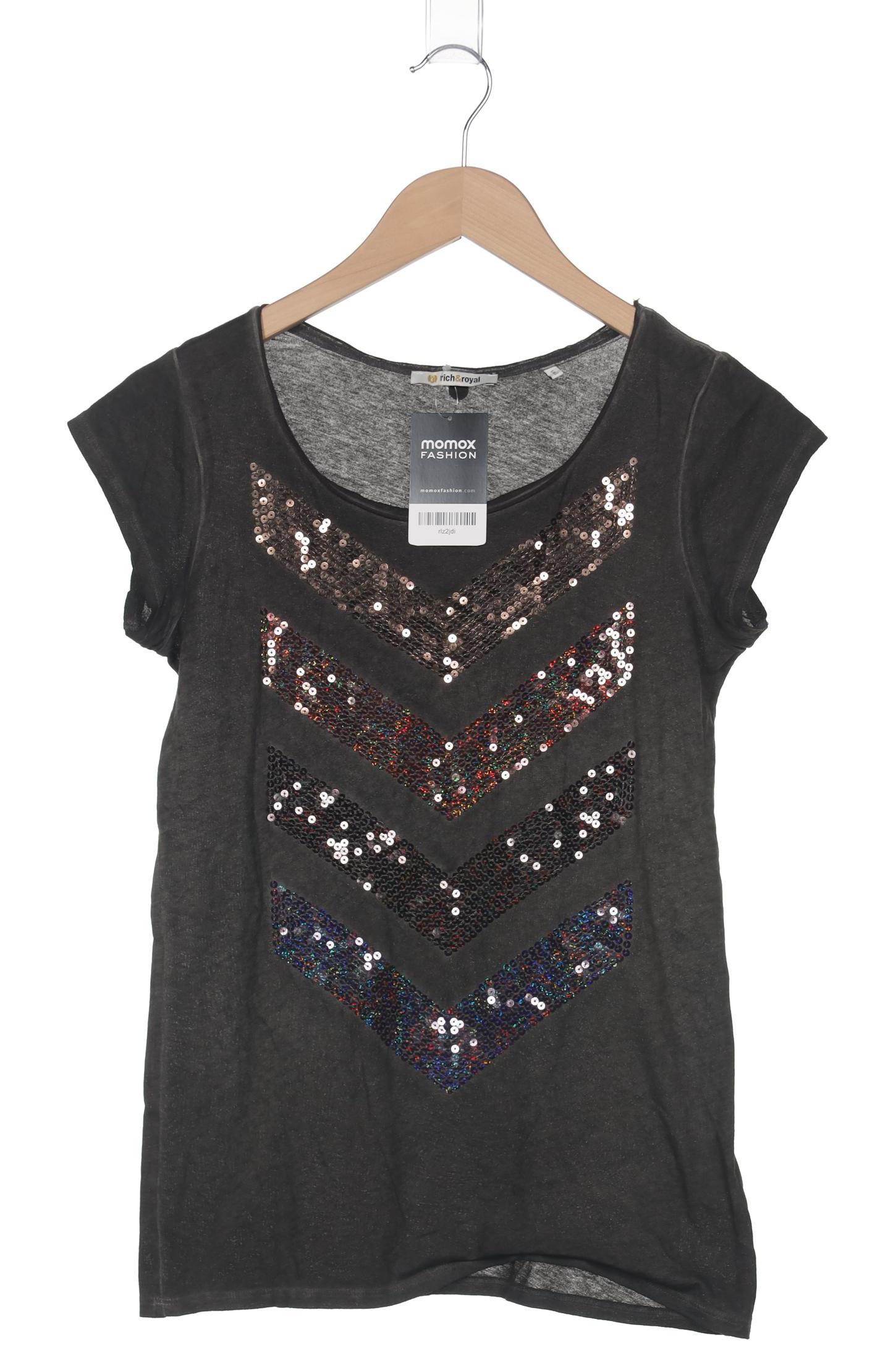 

Rich & Royal Damen T-Shirt, grau, Gr. 34