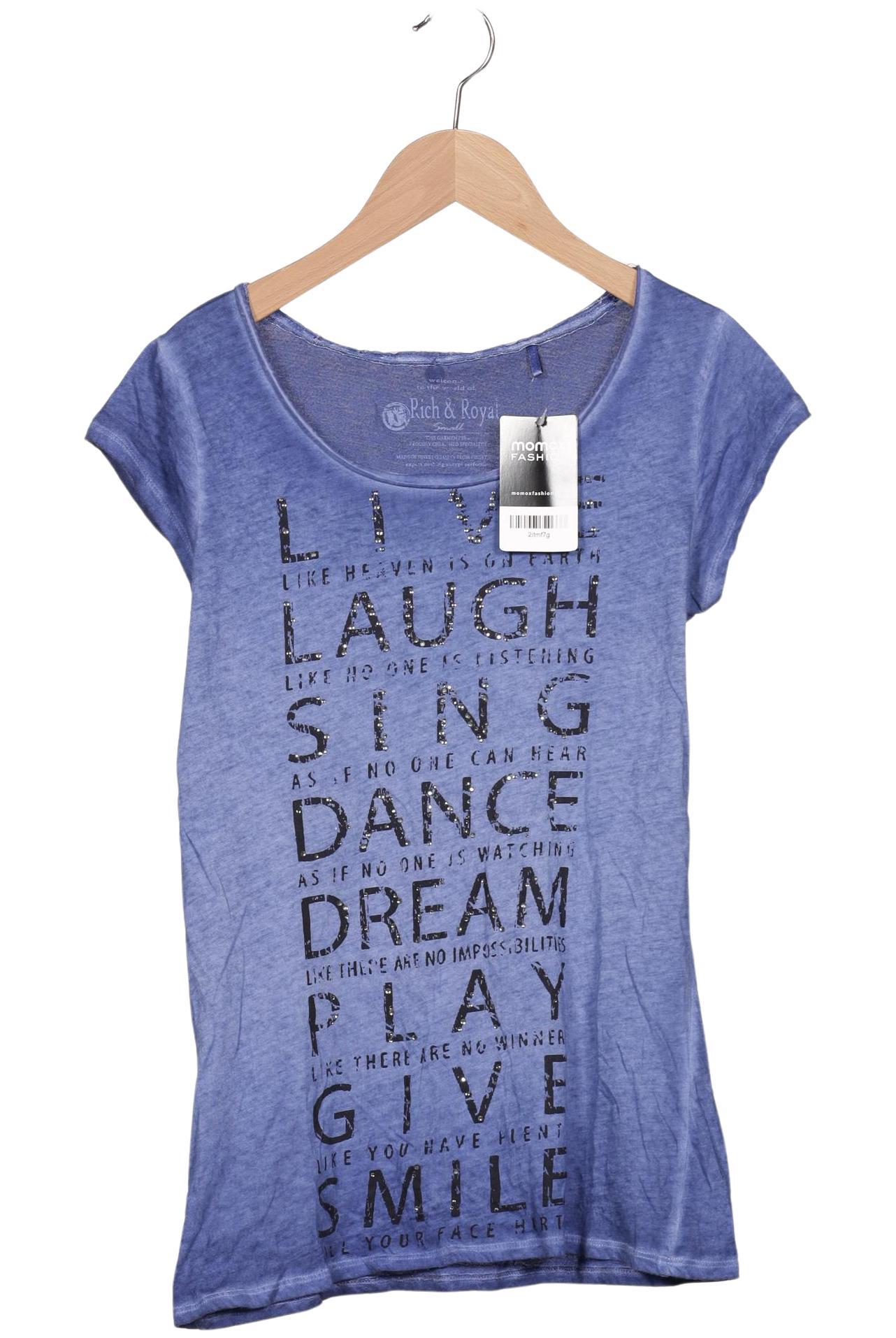 

Rich & Royal Damen T-Shirt, blau, Gr. 36