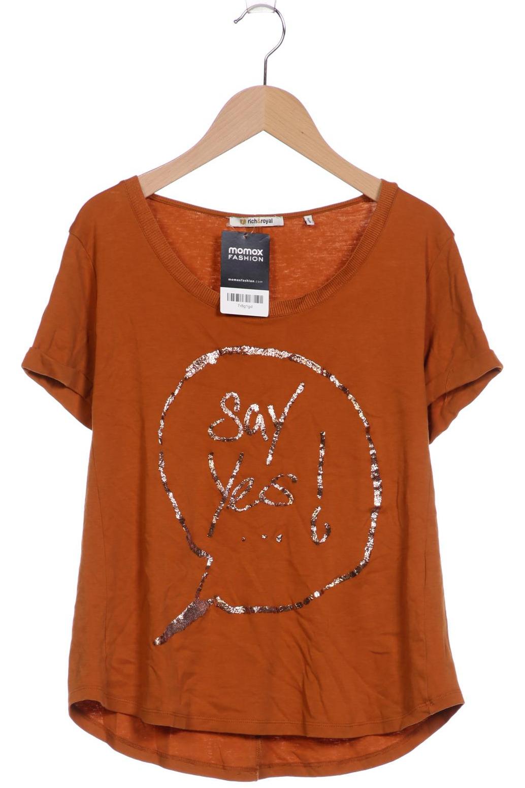 

Rich & Royal Damen T-Shirt, orange, Gr. 38