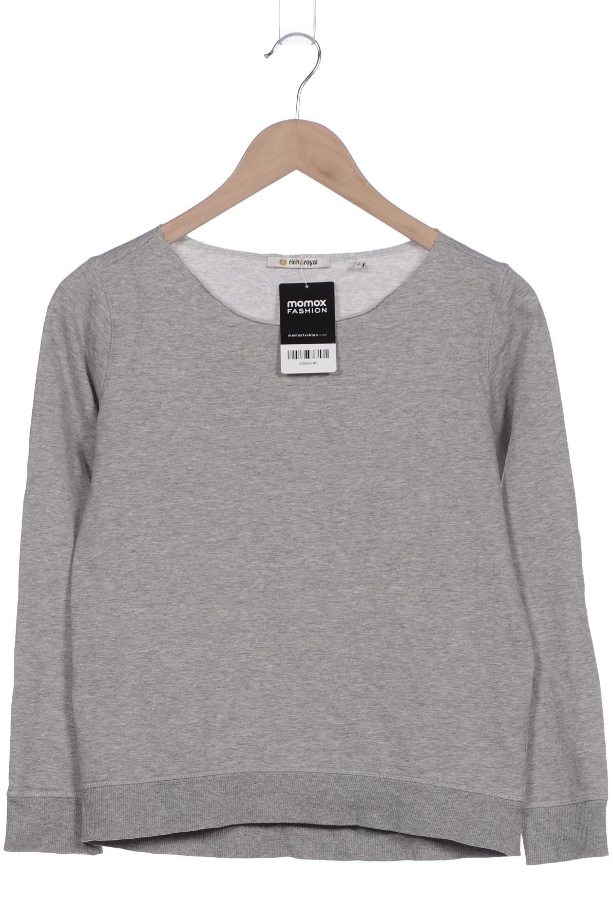 

Rich & Royal Damen Sweatshirt, grau, Gr. 34